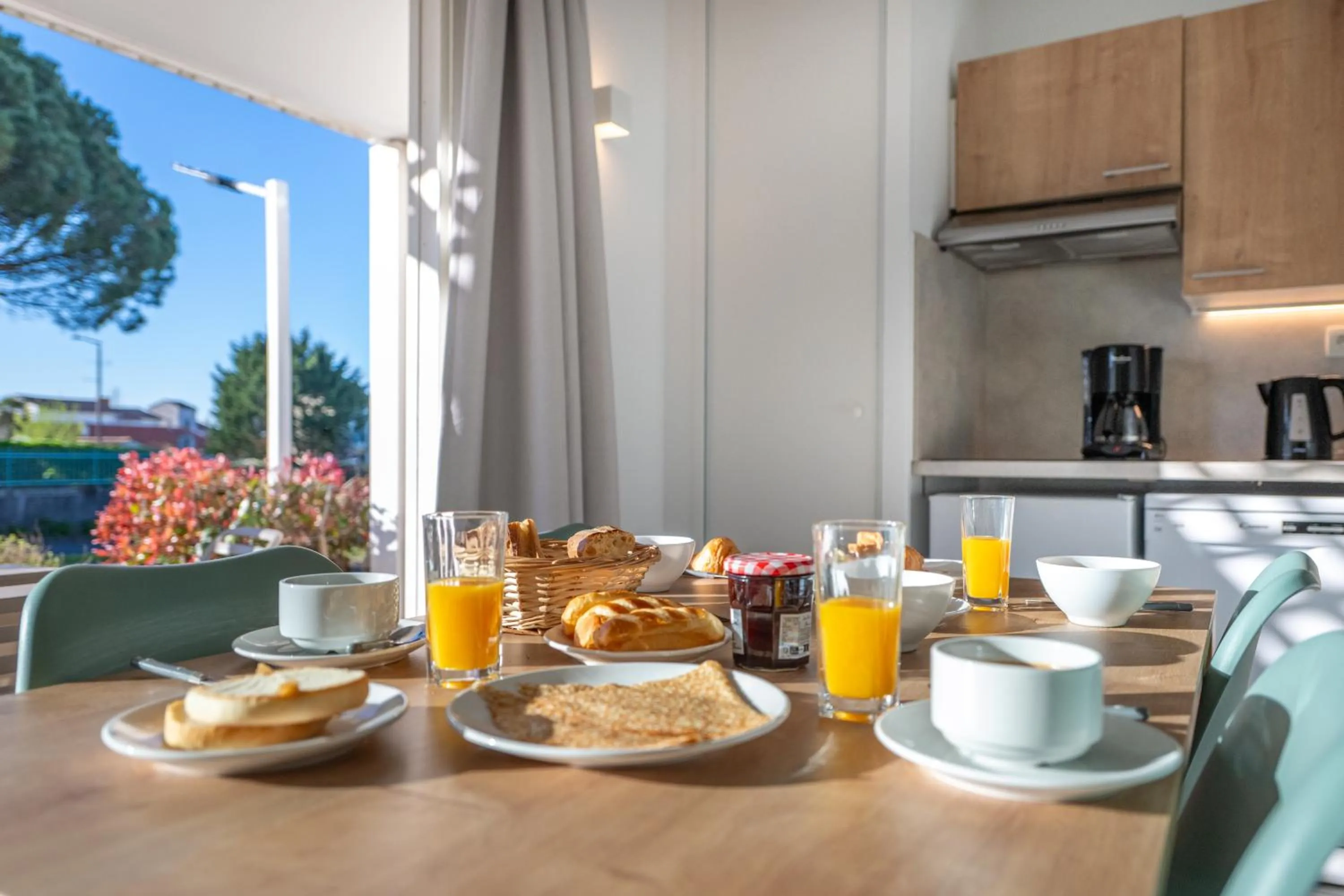 Living room in Résidence Odalys Les Terrasses de Fort Boyard