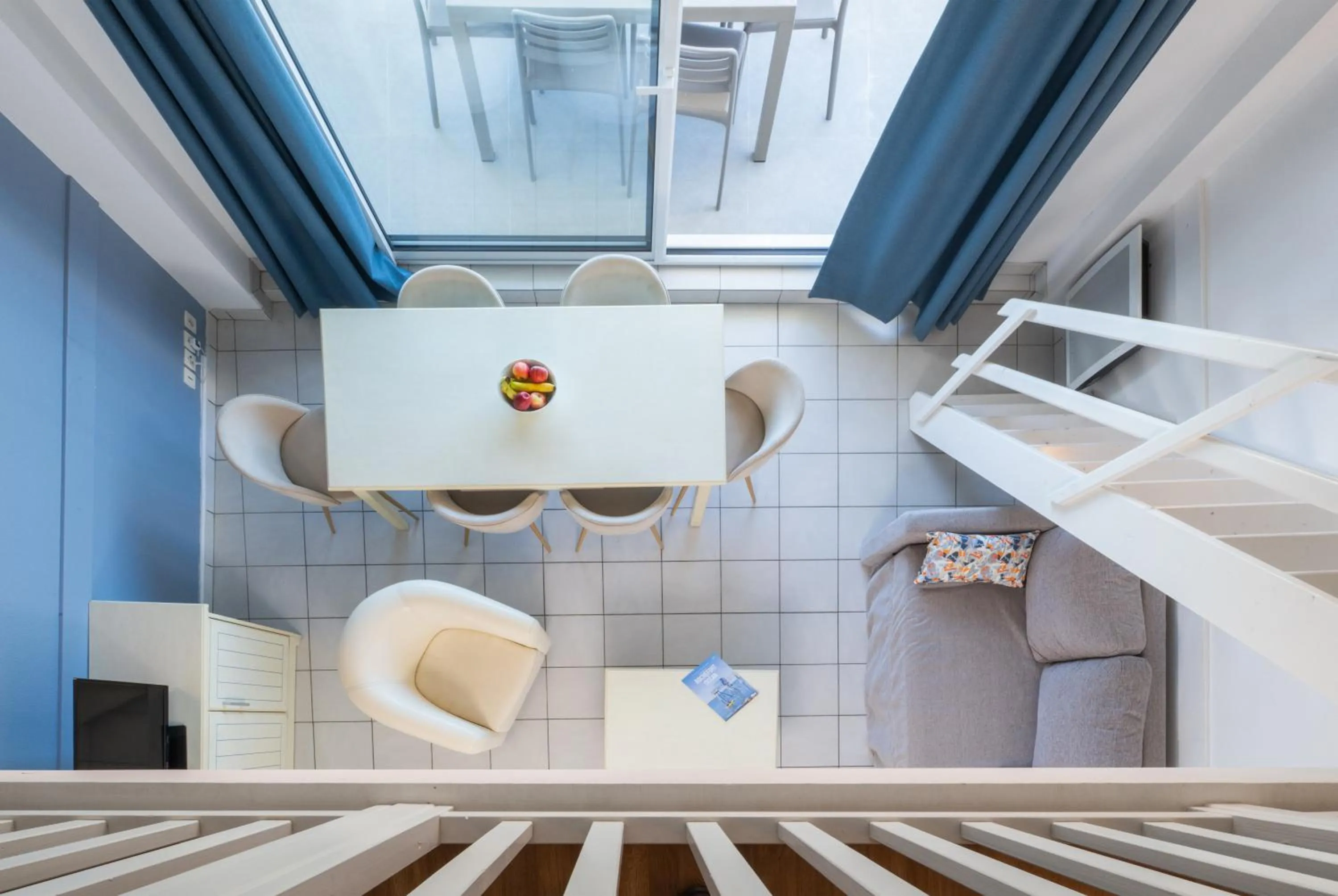 Seating area in Résidence Odalys Les Terrasses de Fort Boyard