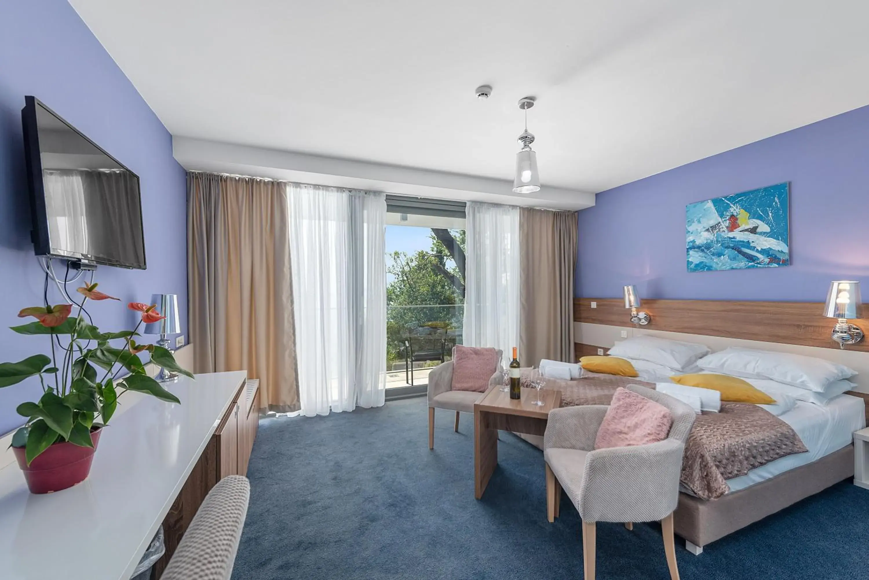 Deluxe Double or Twin Room with Sea View in Boutique Hotel Mali Raj Deluxe Double or Twin Room with Sea View in Boutique Hotel Mali Raj