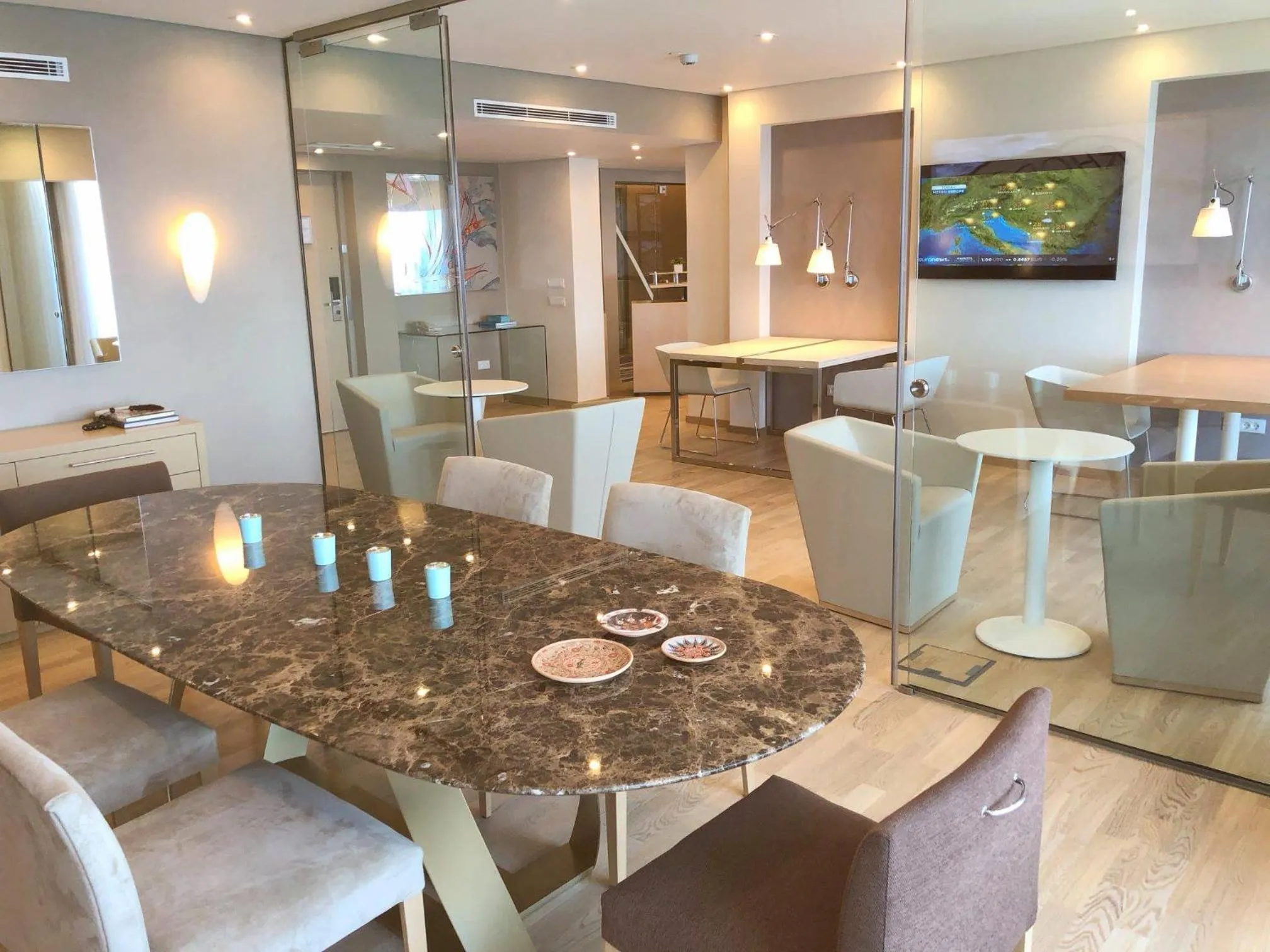 Lounge or bar in ABAV2 Suites by Rodos Palace