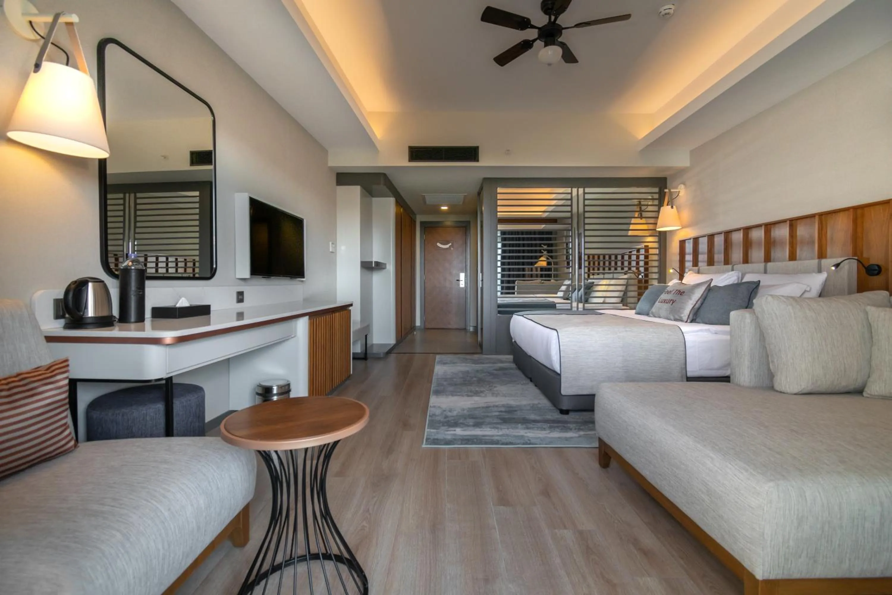 Bed in Seaden Quality Resort & Spa Ultra All Inclusive