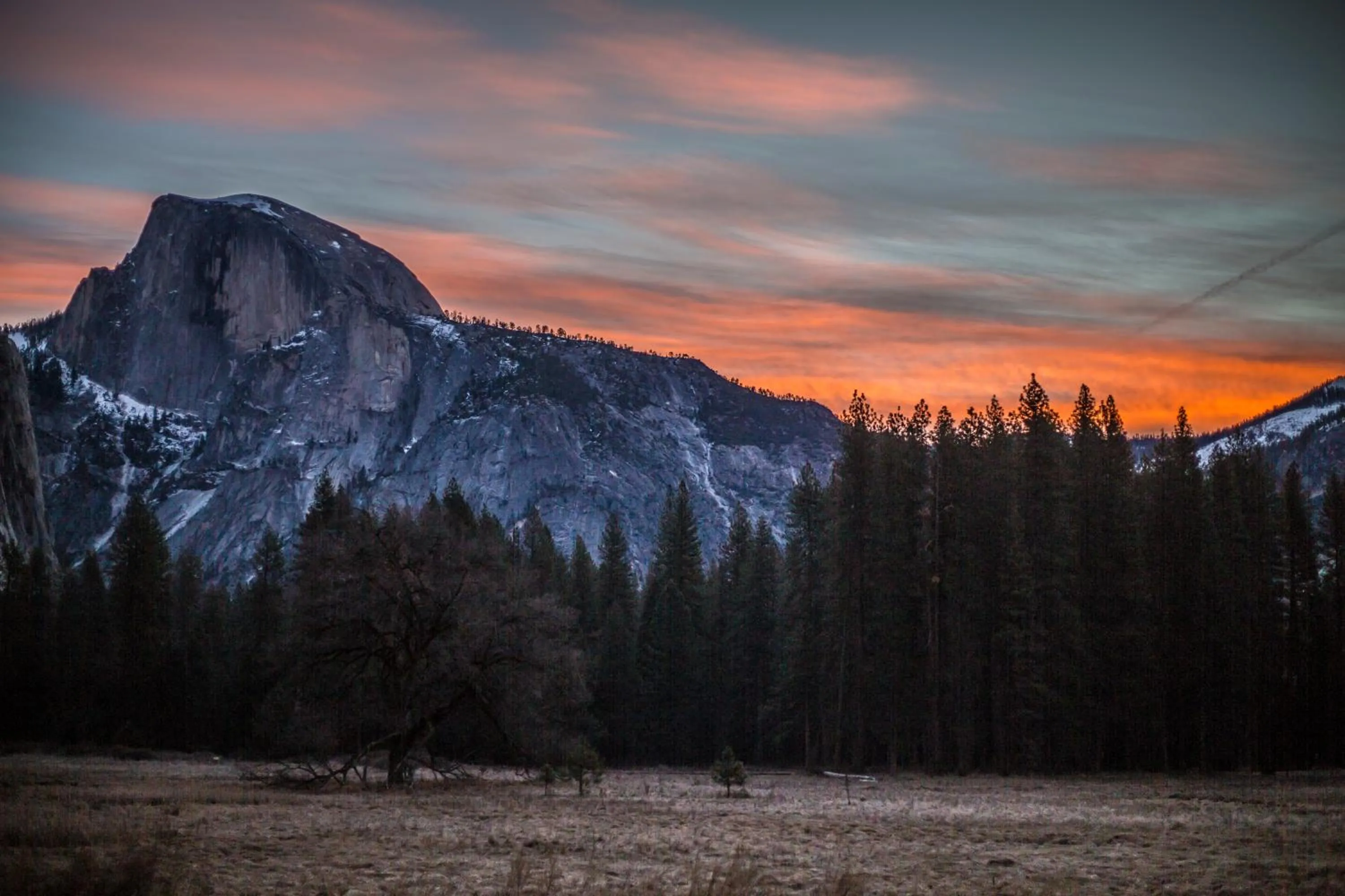 Natural landscape in Curry Village