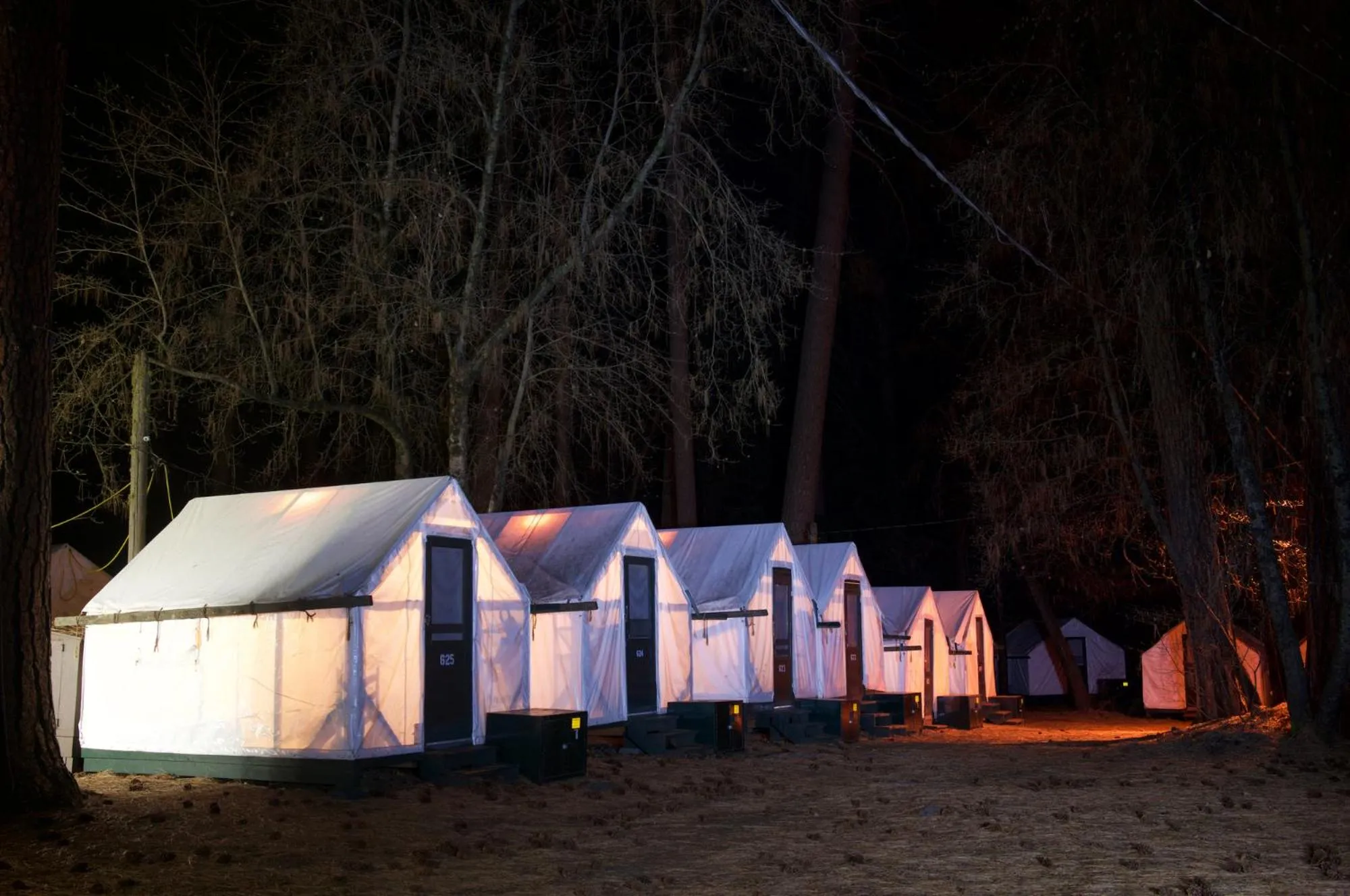 Night in Curry Village