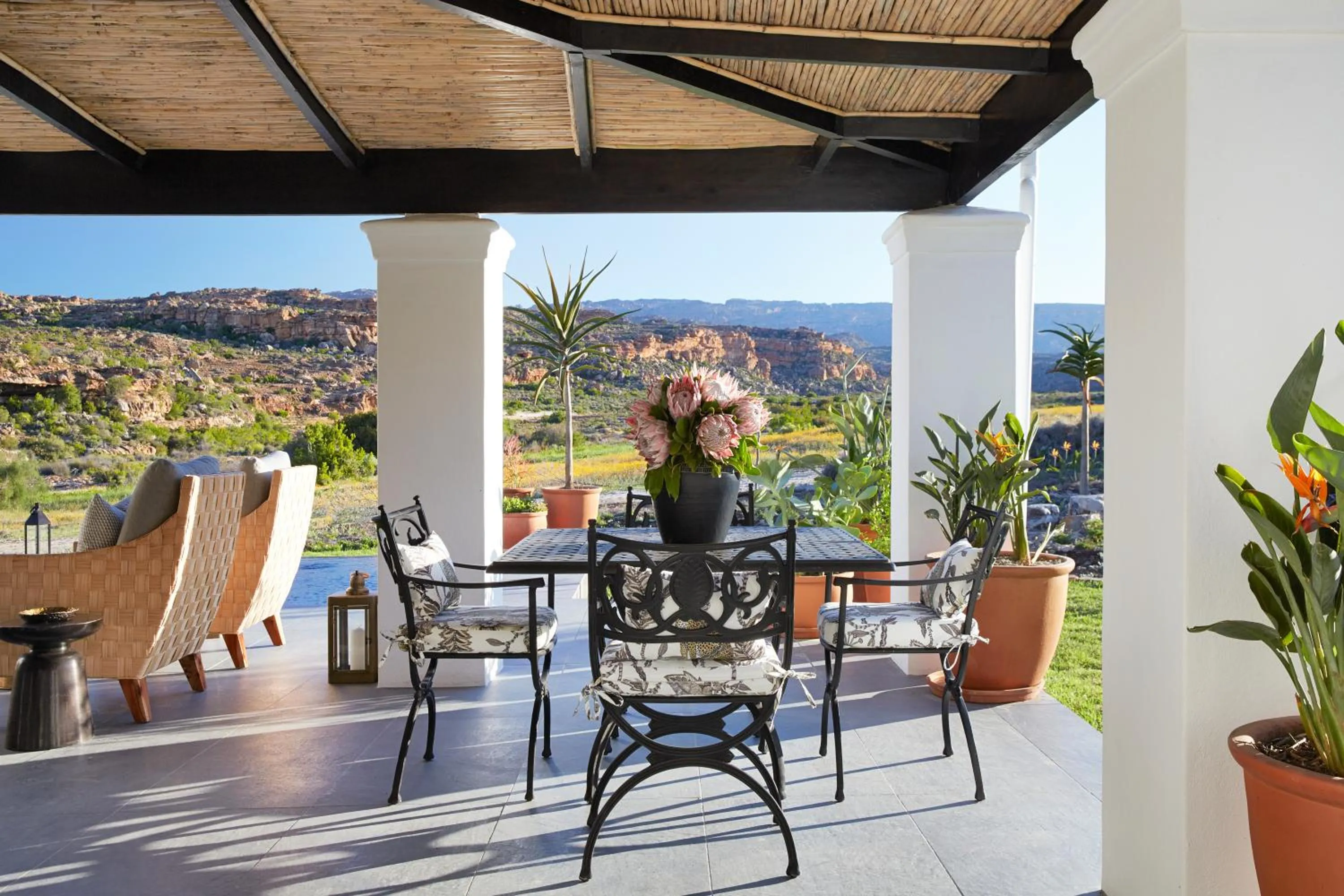 Balcony/Terrace in Bushmans Kloof Wilderness Reserve and Wellness Retreat
