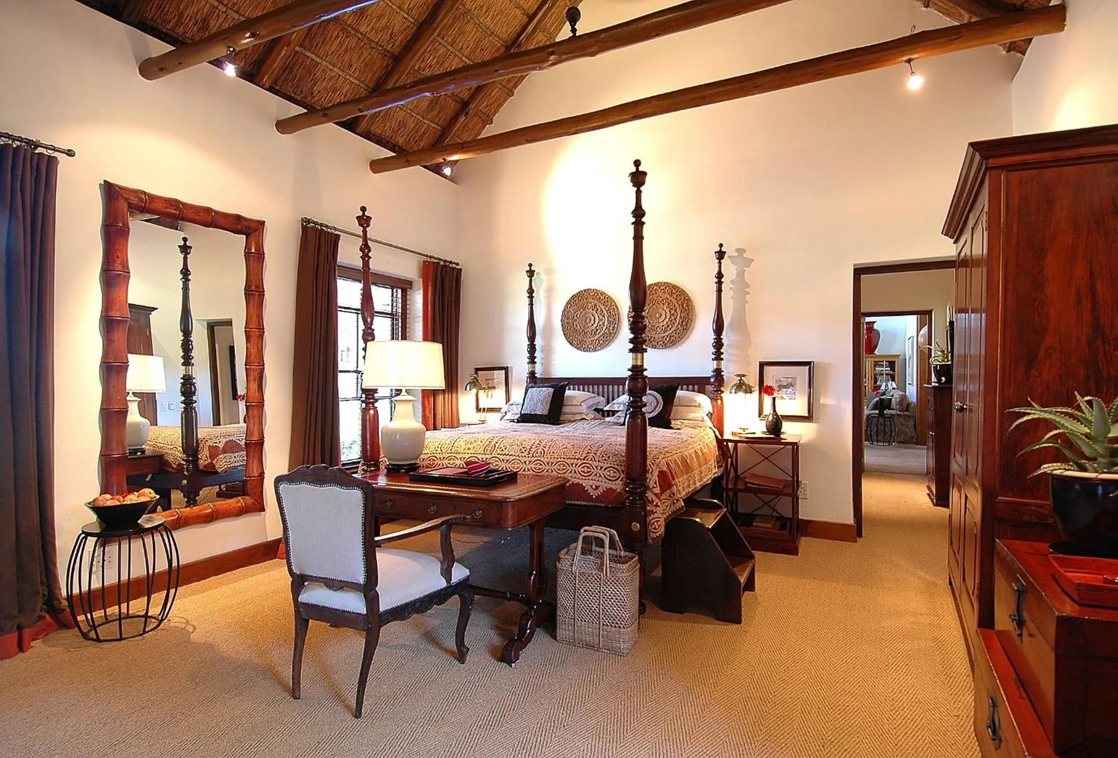 Bedroom, Bed in Bushmans Kloof Wilderness Reserve and Wellness Retreat