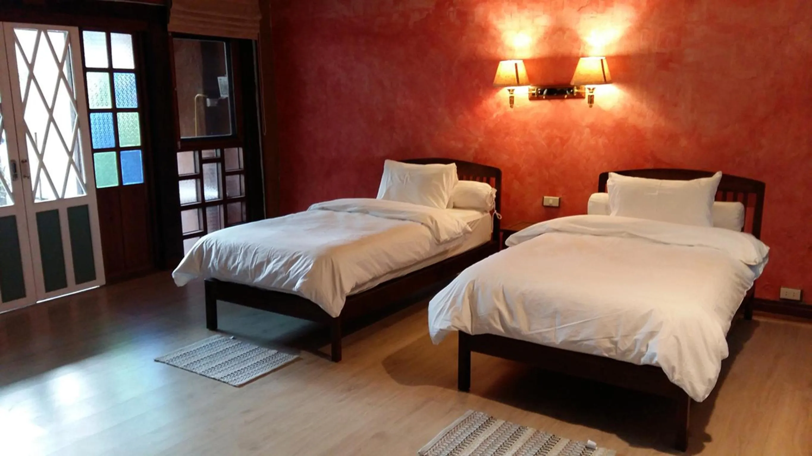 Decorative detail, Bed in Sala Done Khone Hotel