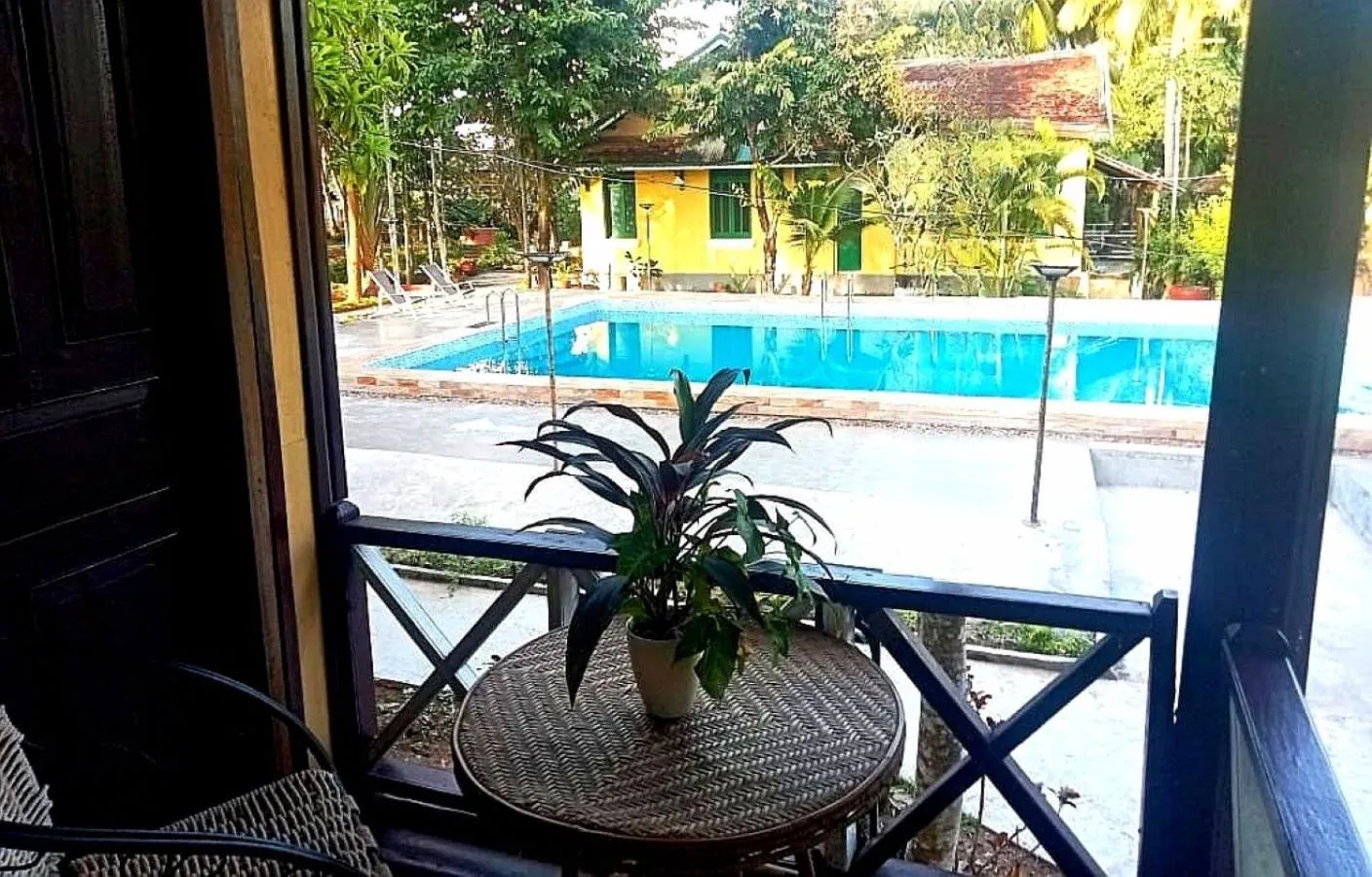 Balcony/Terrace in Sala Done Khone Hotel