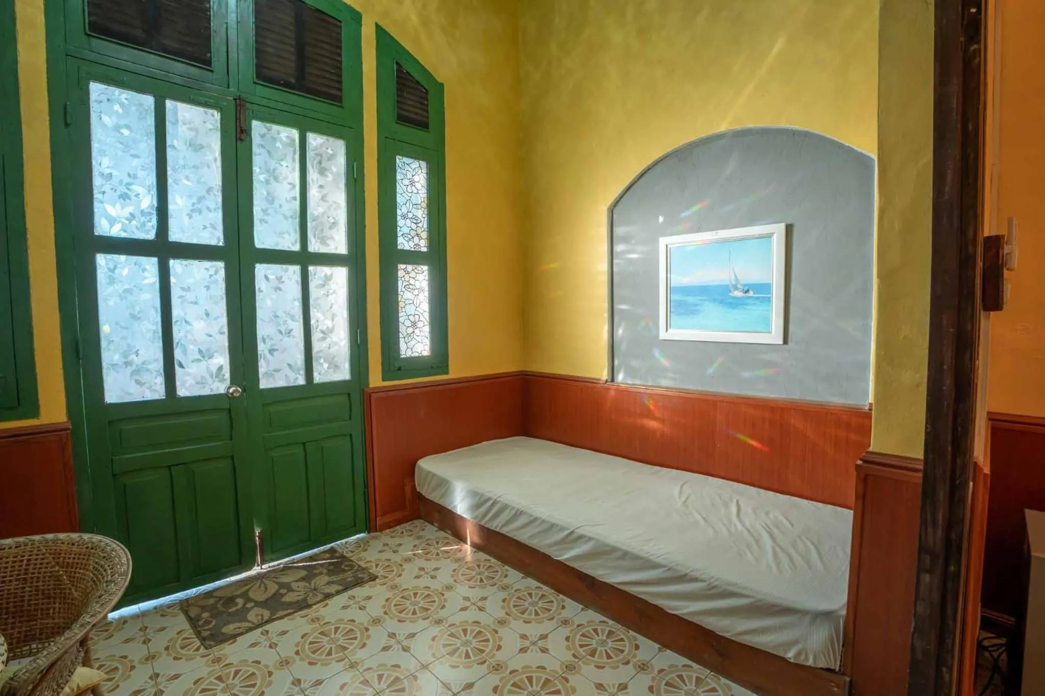 Bed in Sala Done Khone Hotel