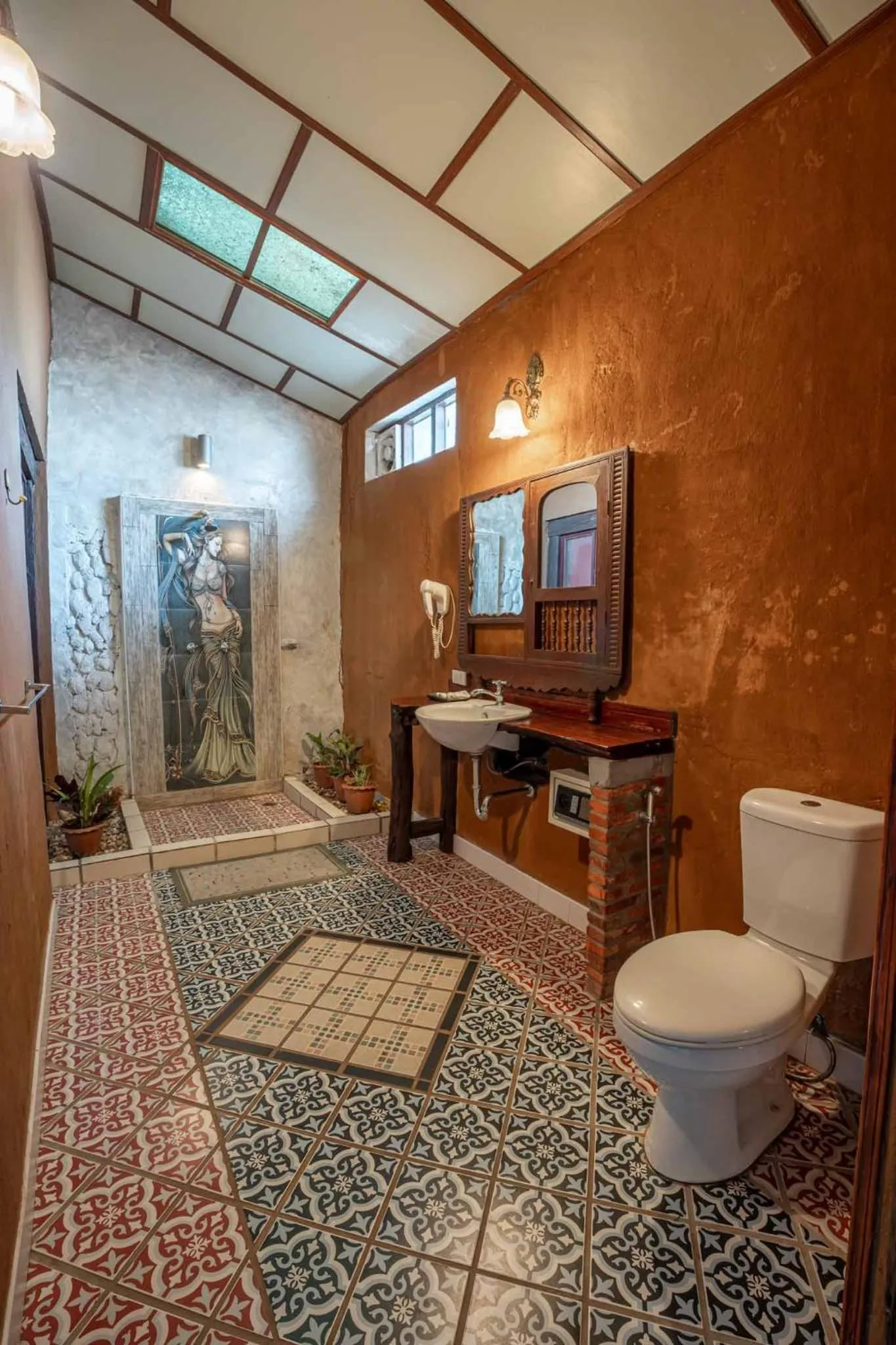 Toilet in Sala Done Khone Hotel