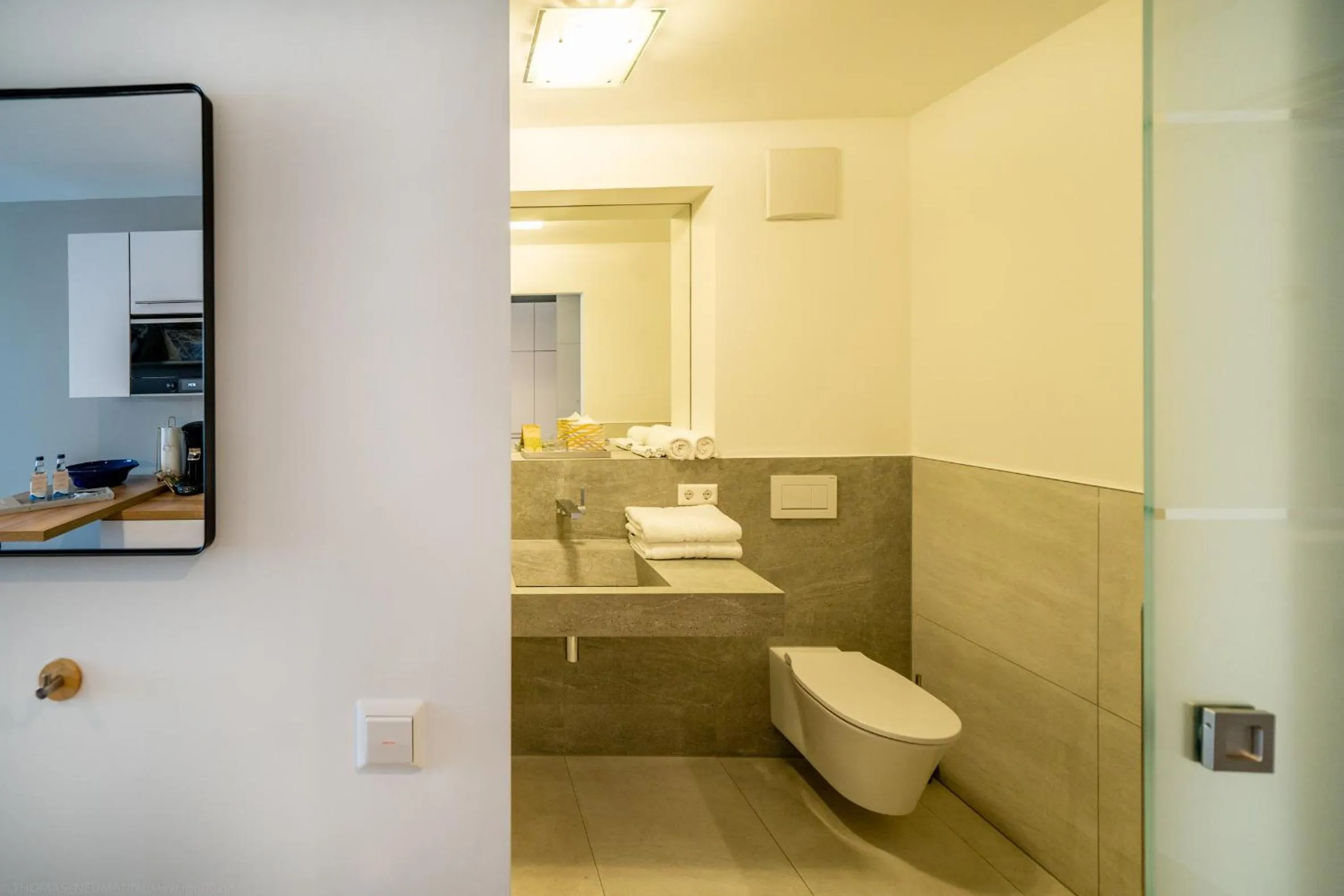 Toilet in bodenseezeit Apartmenthotel Garni