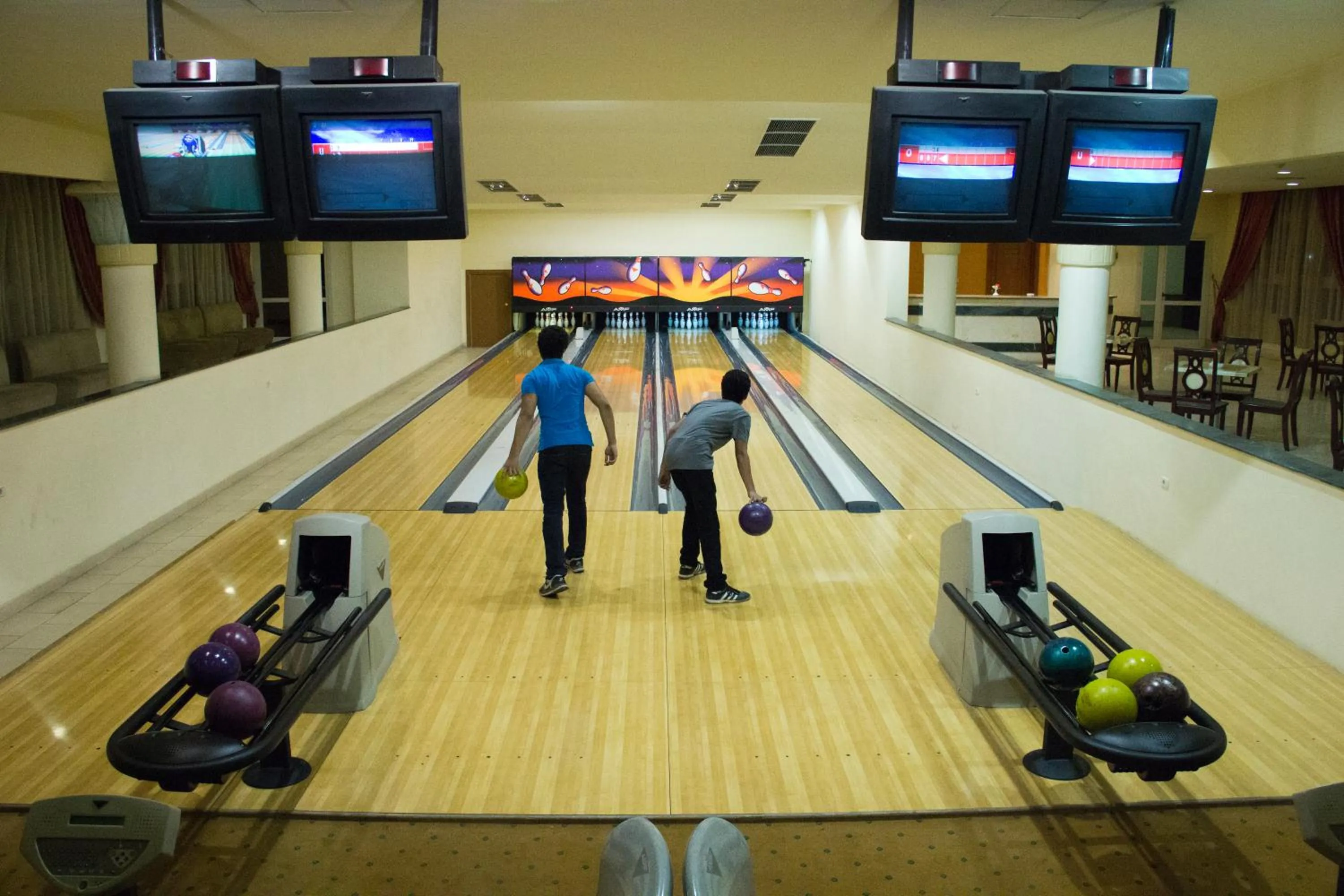 Bowling in Tolip Aswan Hotel