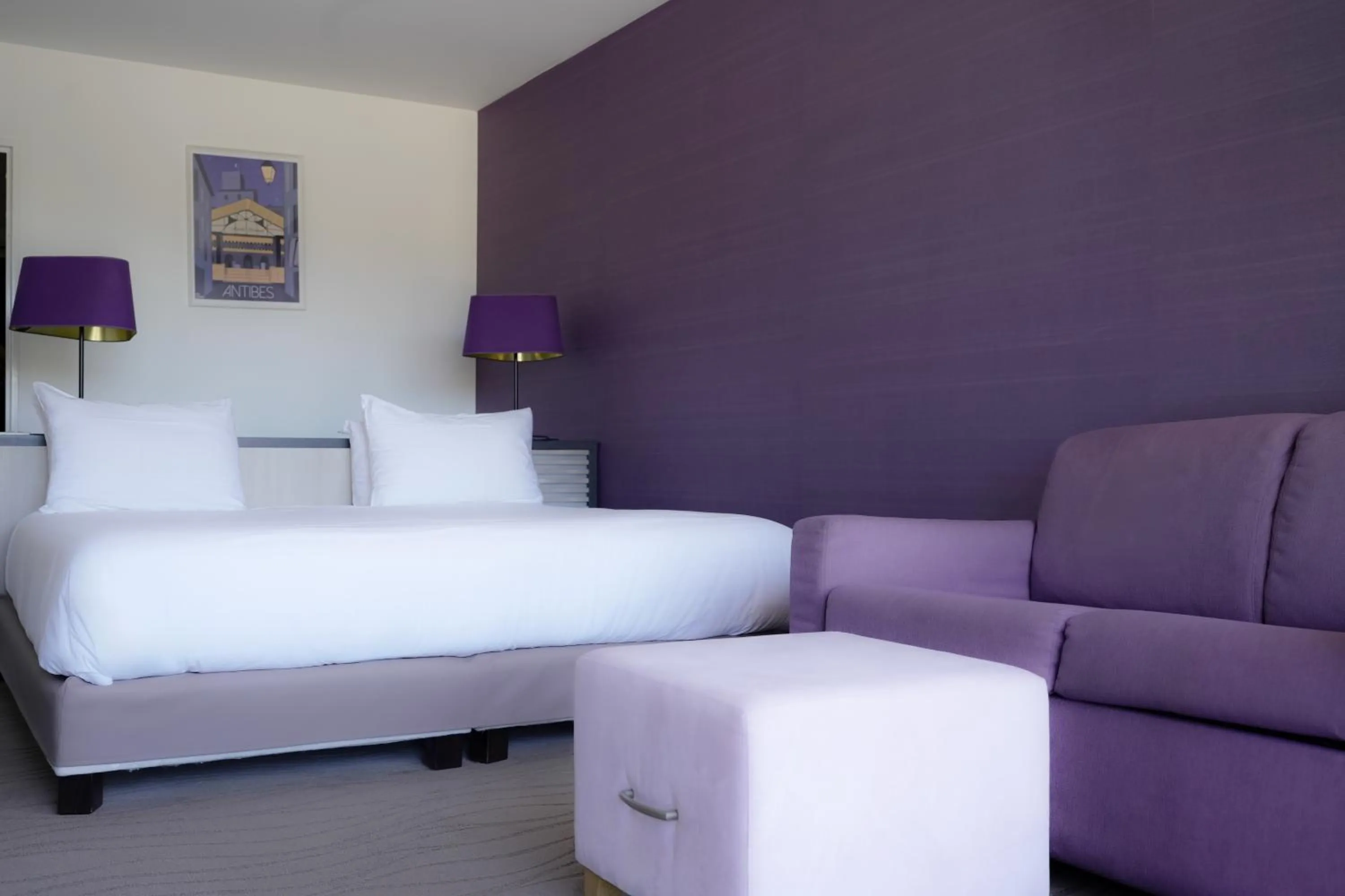 Photo of the whole room, Bed in Thalazur Antibes - Hôtel & Spa