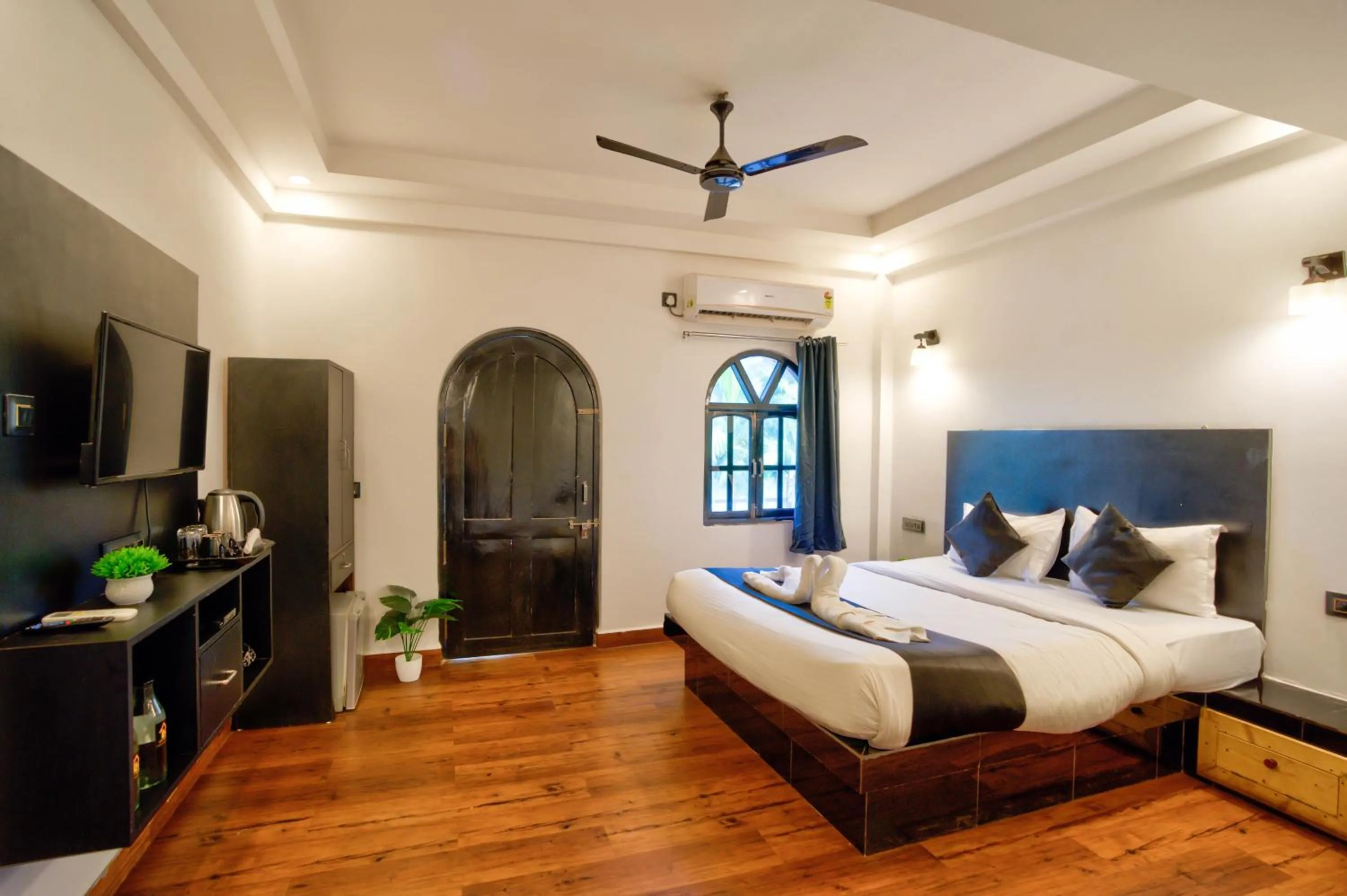 Bed in Hotel Vaggi's Place