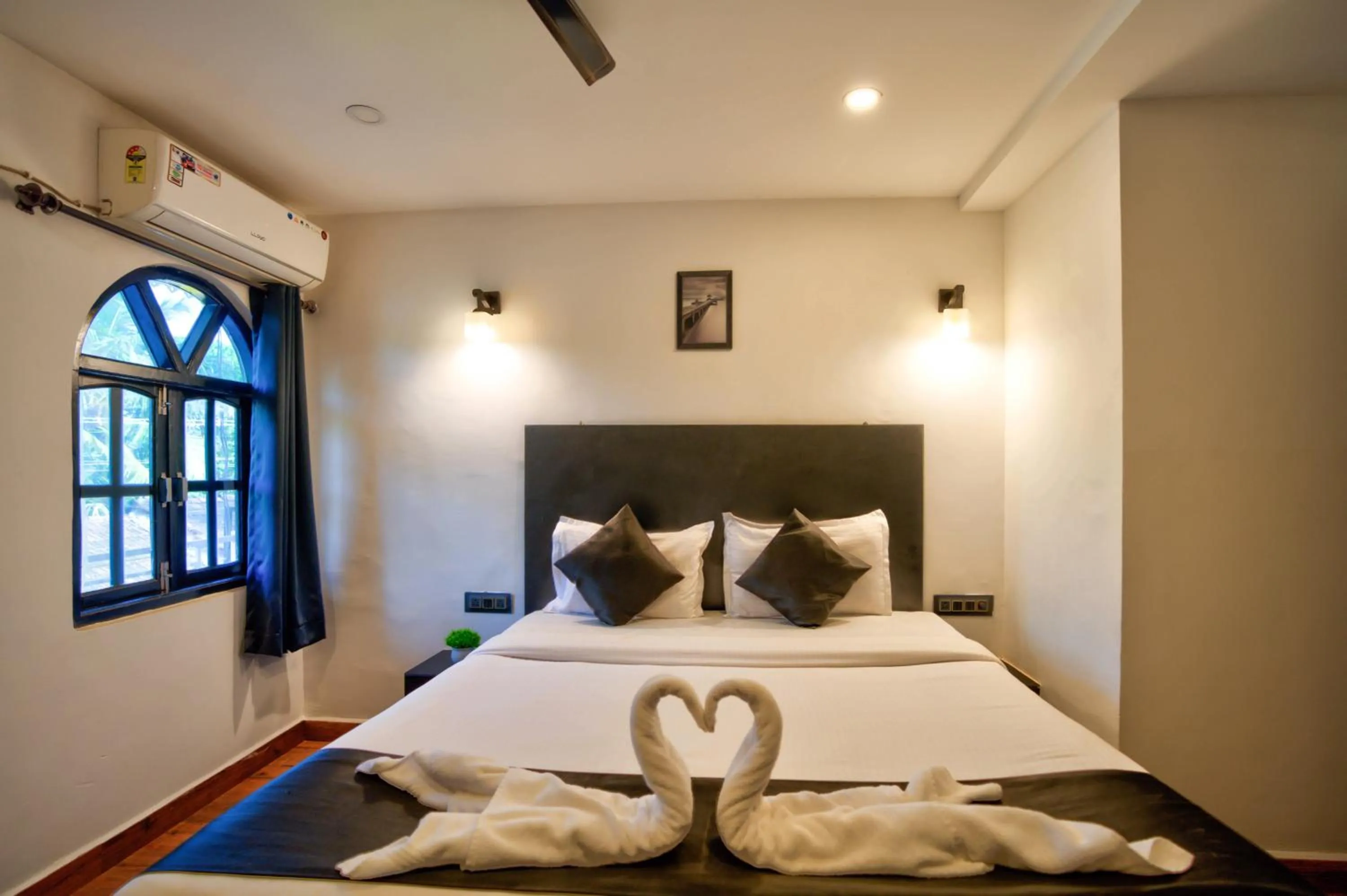 Bed in Hotel Vaggi's Place