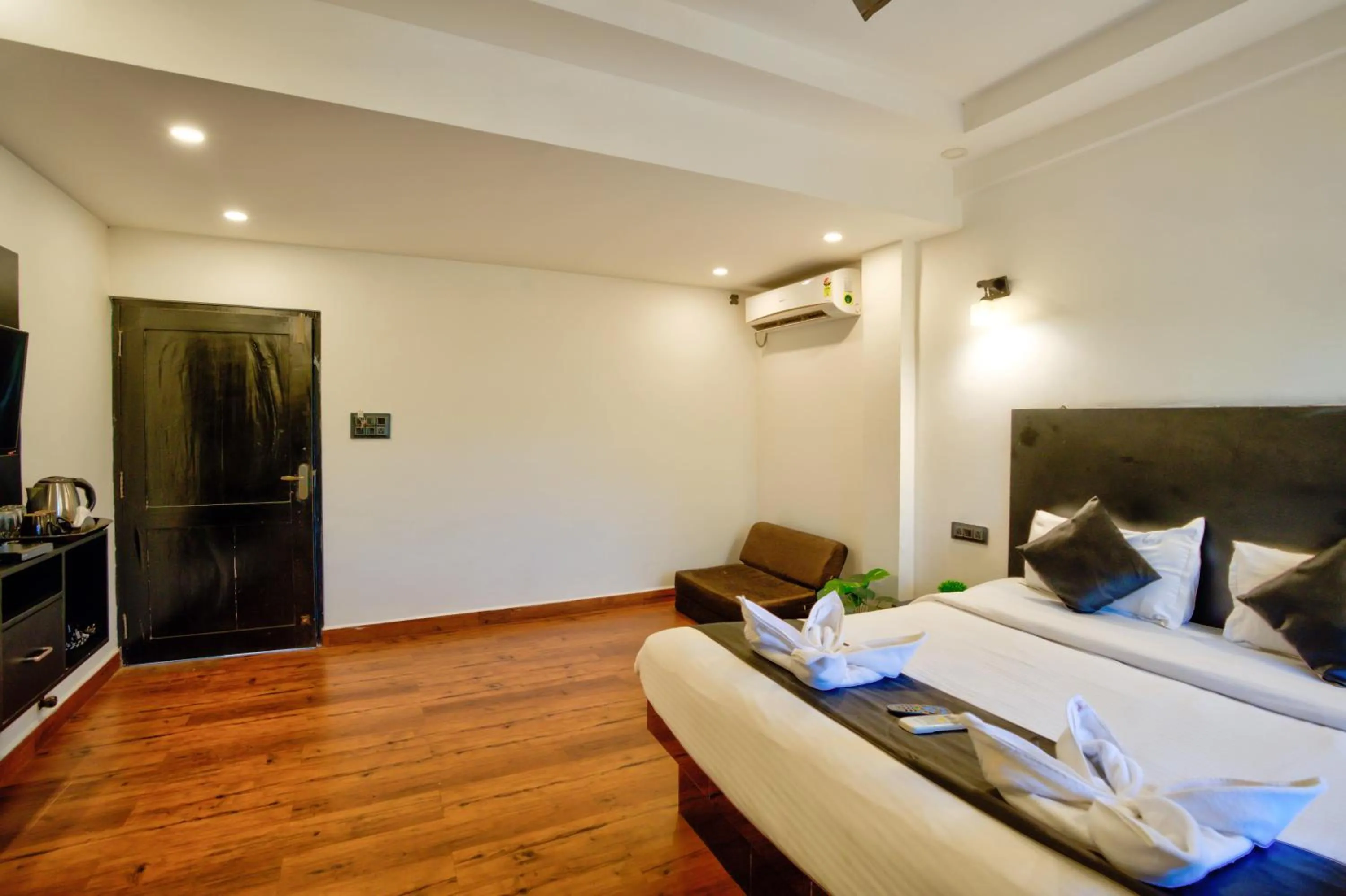 Bed in Hotel Vaggi's Place