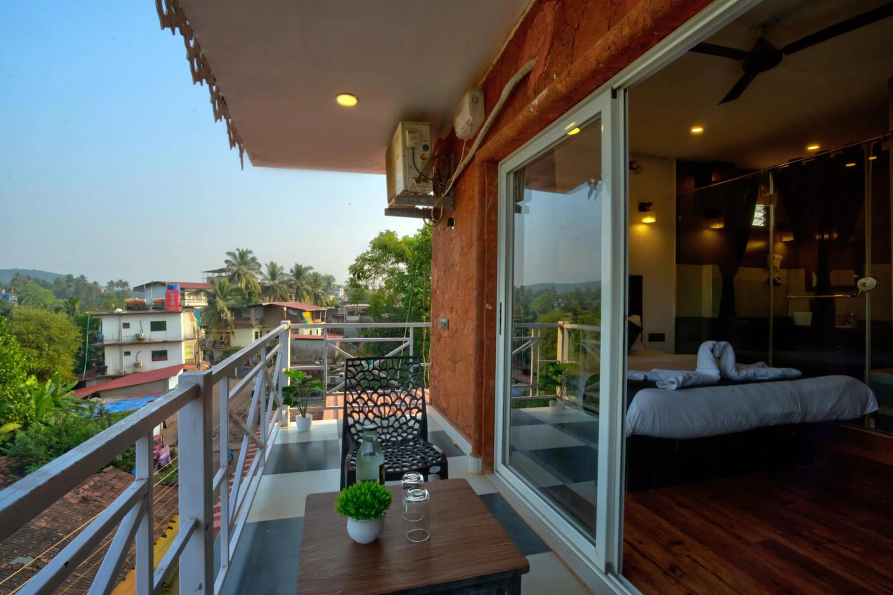 Bed in Hotel Vaggi's Place