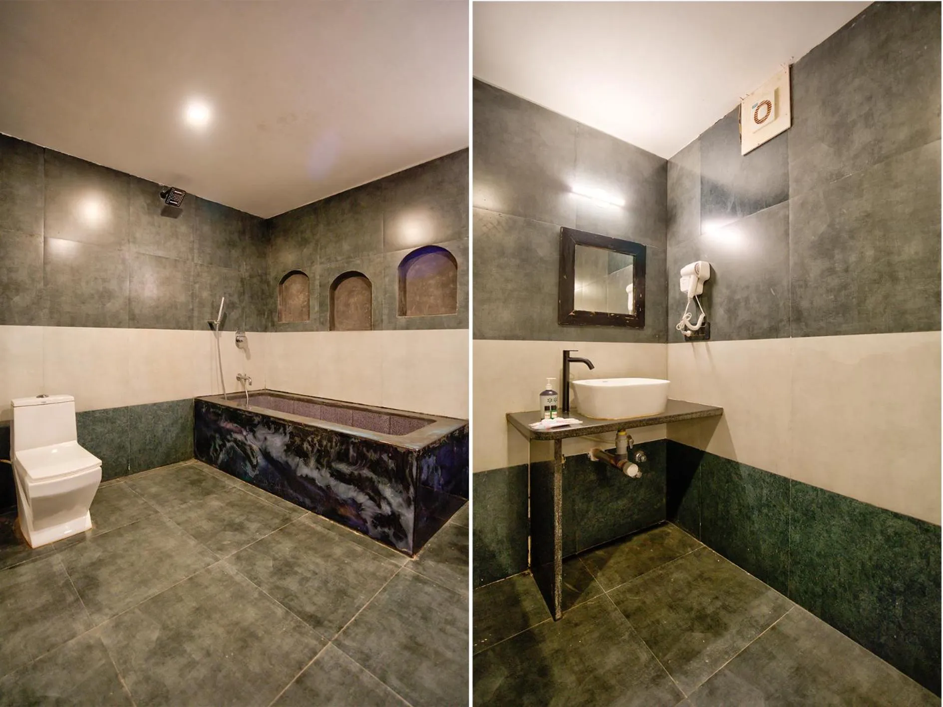 Shower in Hotel Vaggi's Place