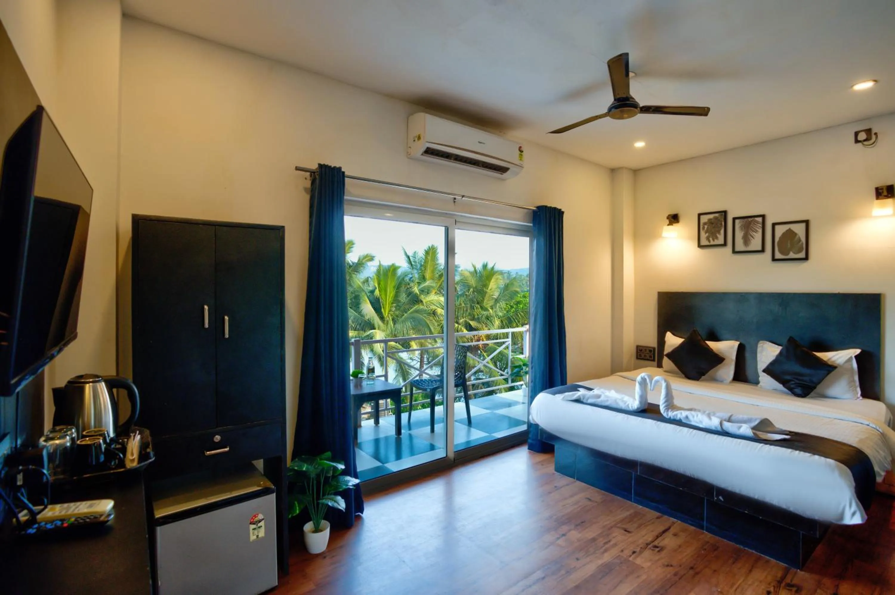 Bed in Hotel Vaggi's Place