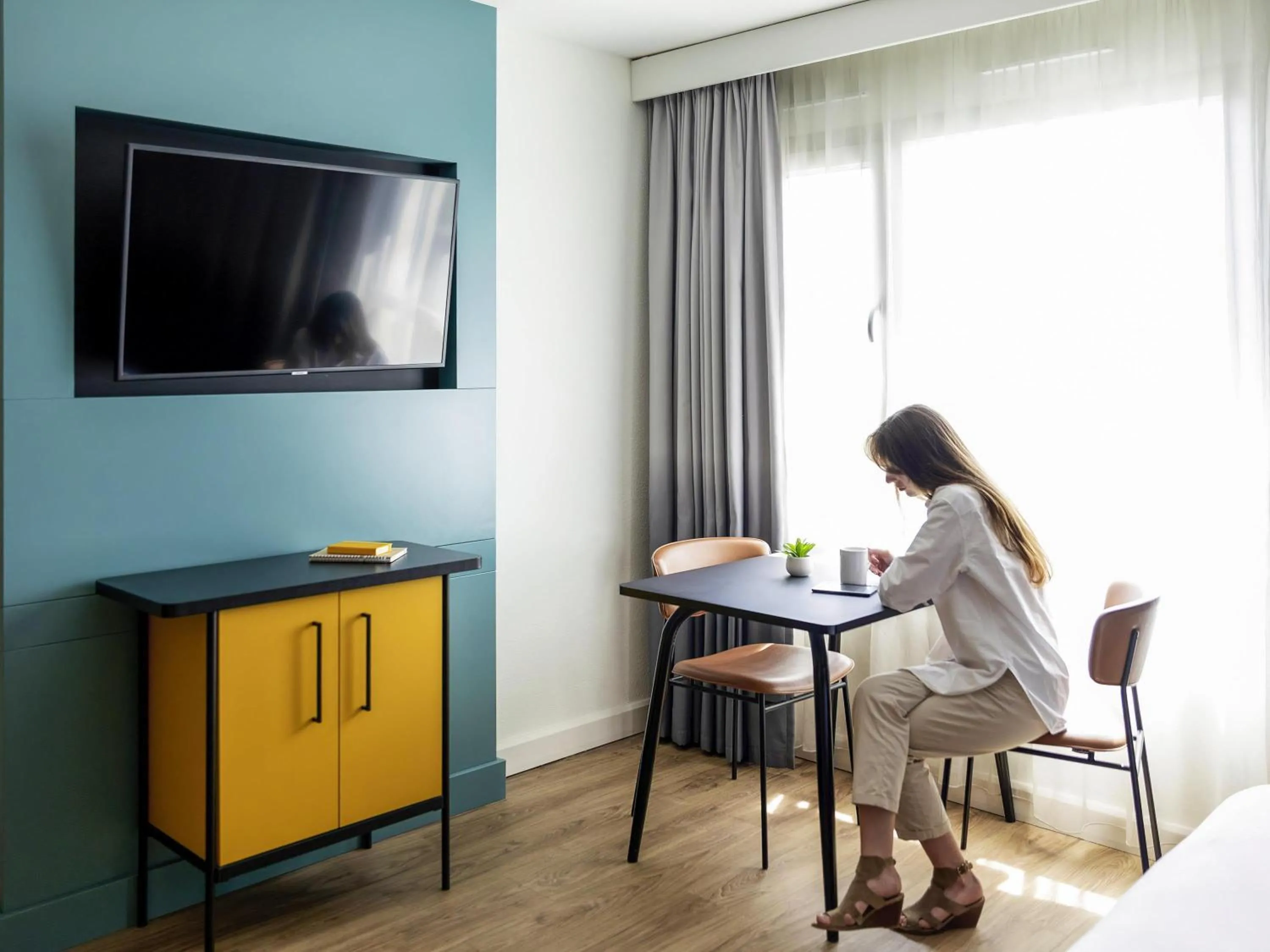 Bedroom in Aparthotel Adagio Annecy Centre