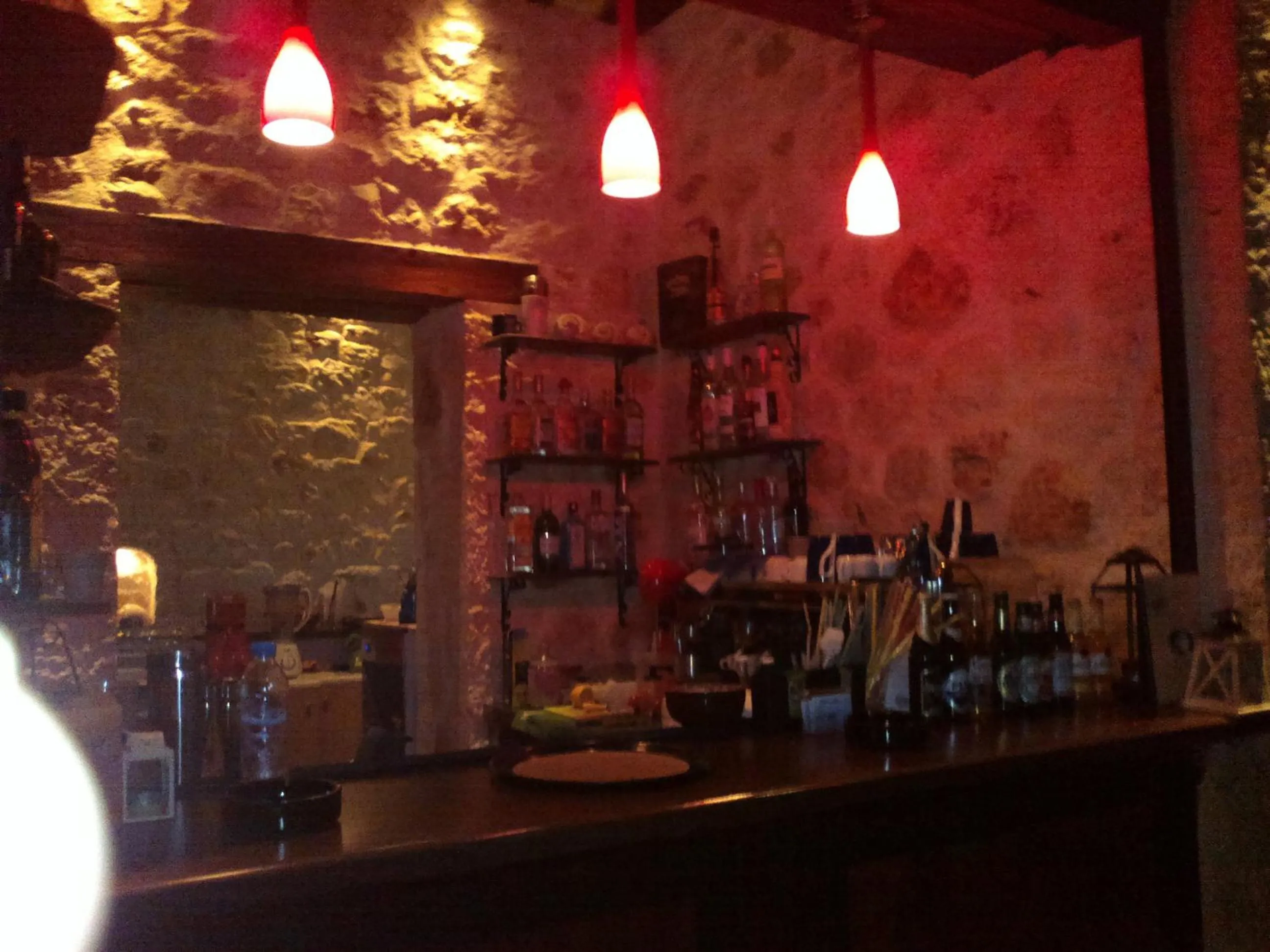 Lounge or bar in Mikros Gialos Apartments