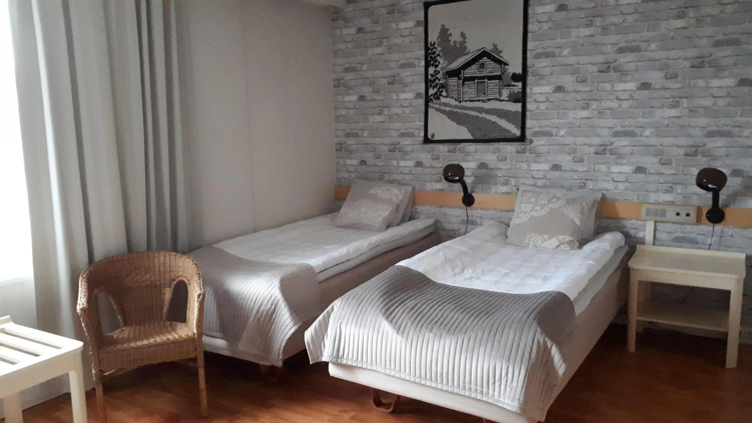 Bed in Majoitus Hermanni