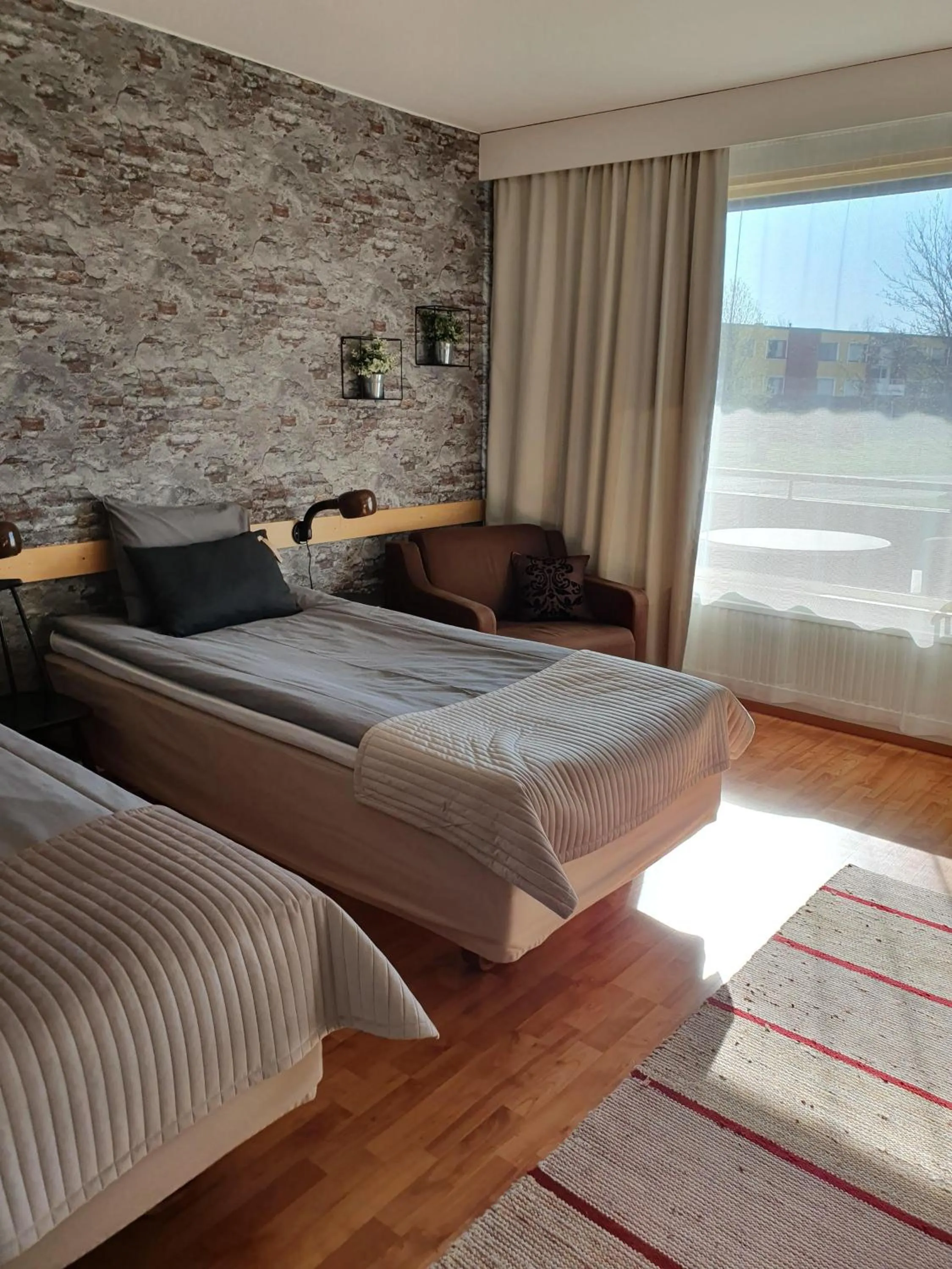 Bed in Majoitus Hermanni