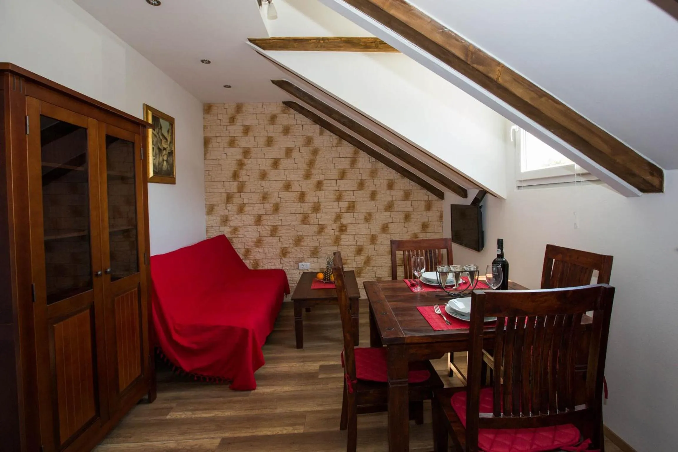 Seating area in Villa Mia