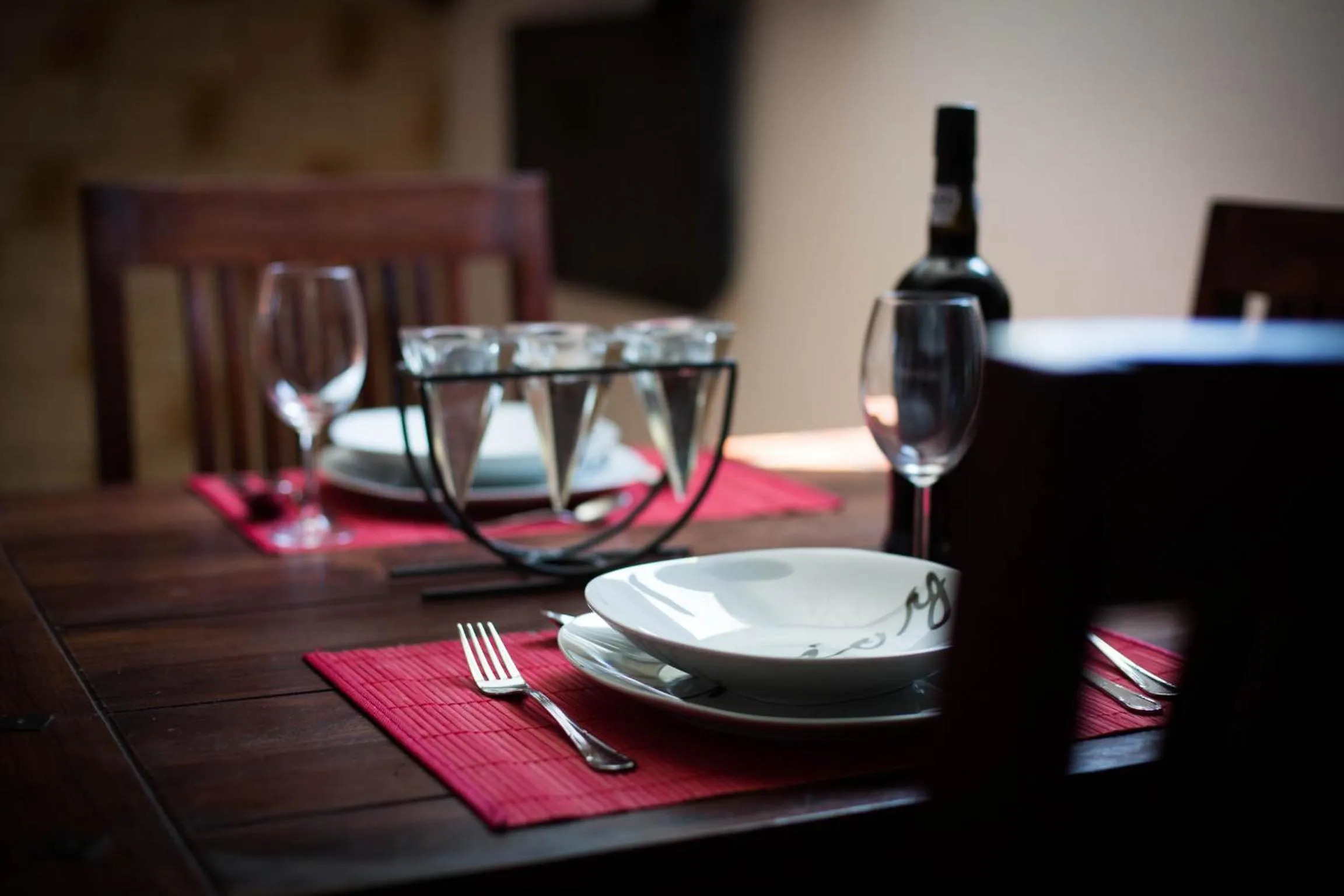 Dining area in Villa Mia