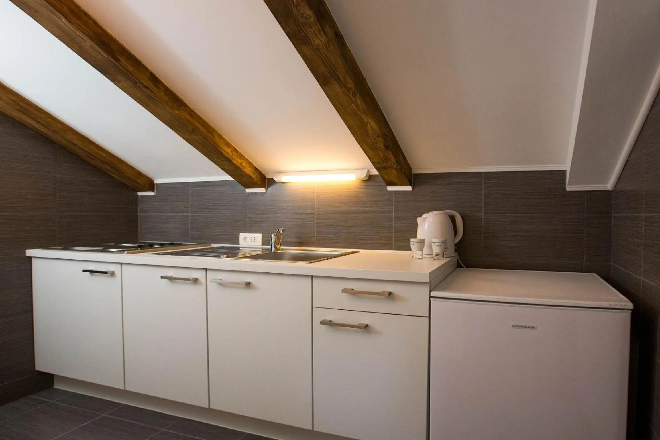 Kitchen or kitchenette in Villa Mia