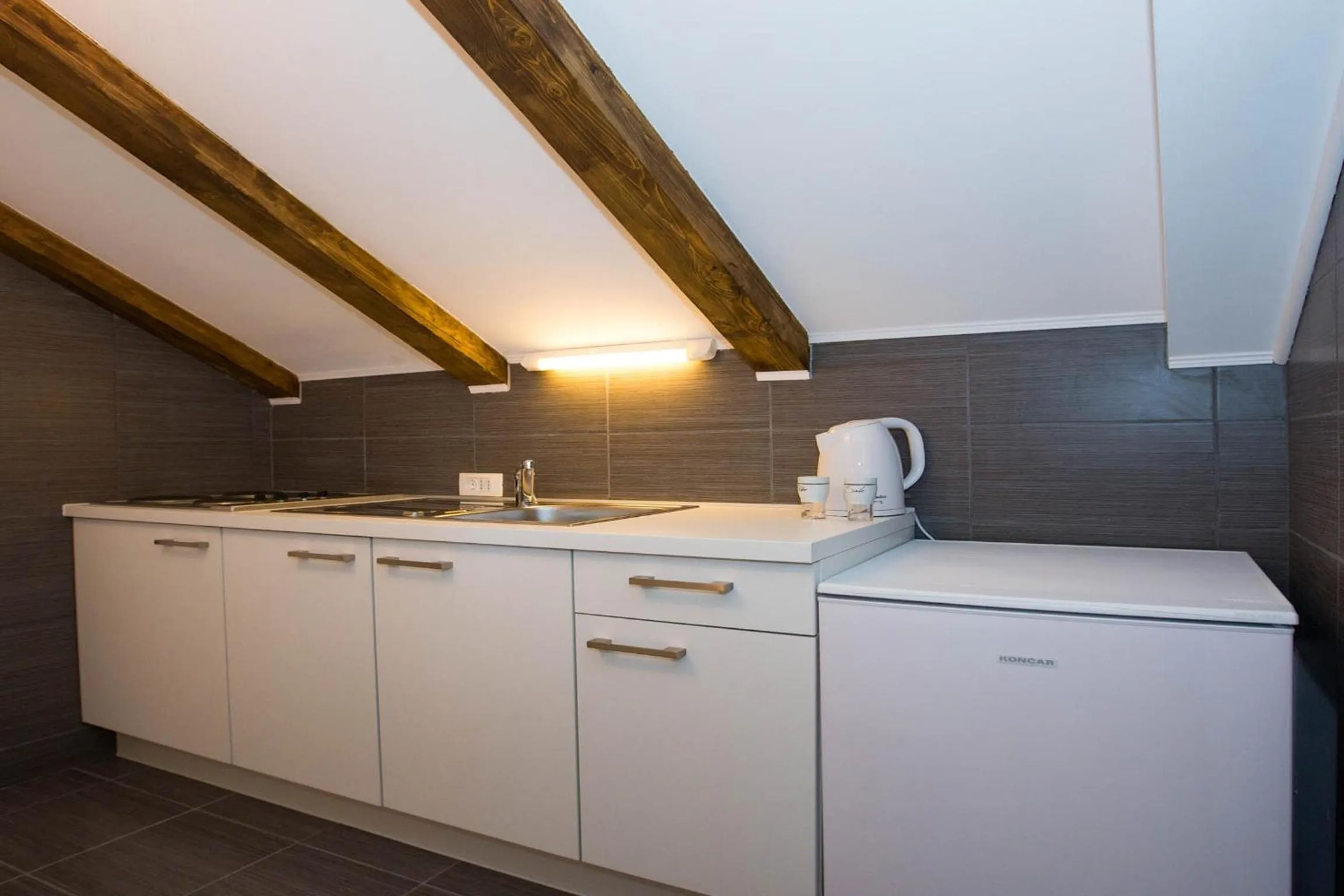 Kitchen or kitchenette in Villa Mia