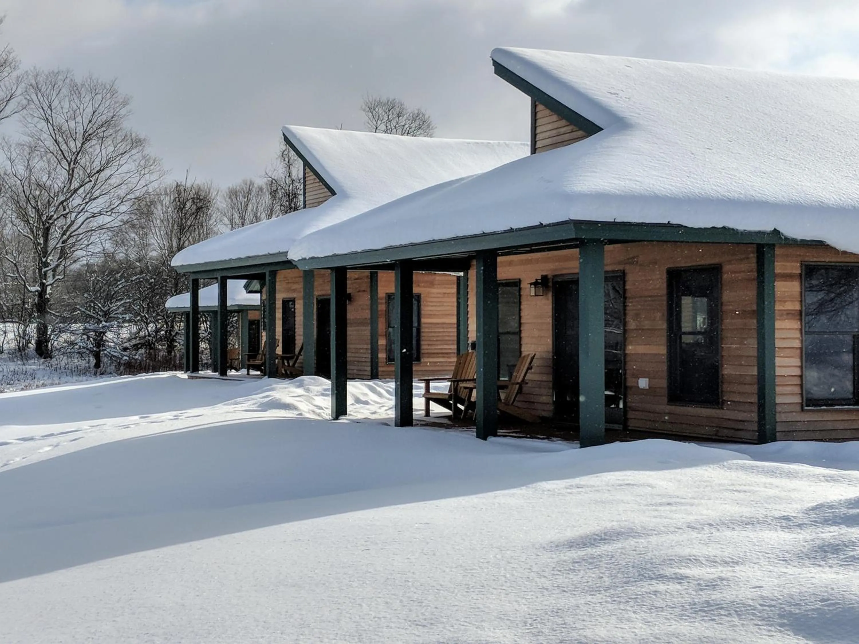 Winter in Fat Sheep Farm & Cabins