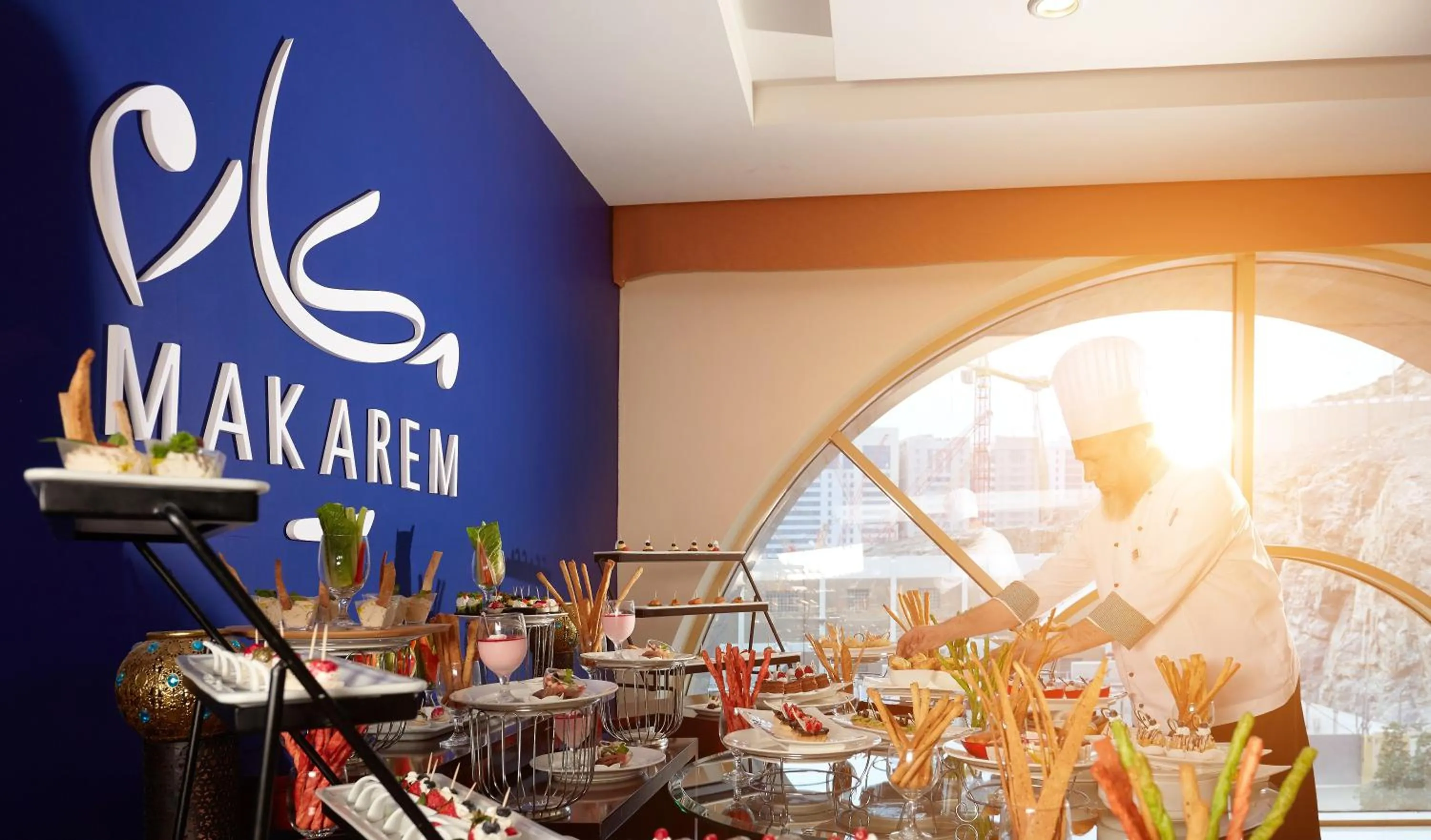 Food close-up in Makarem Mina Hotel