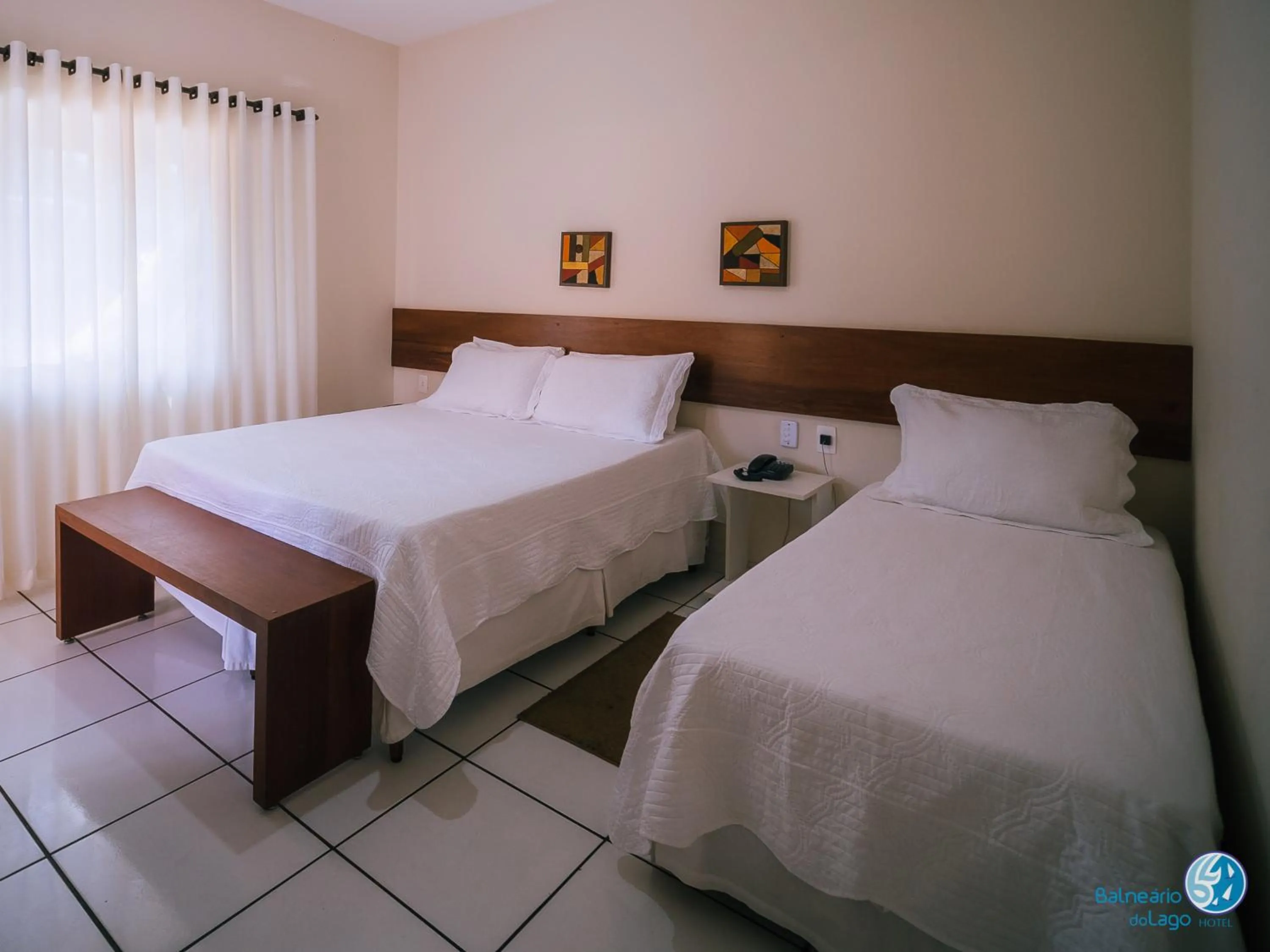 Bed in Balneário do Lago Hotel