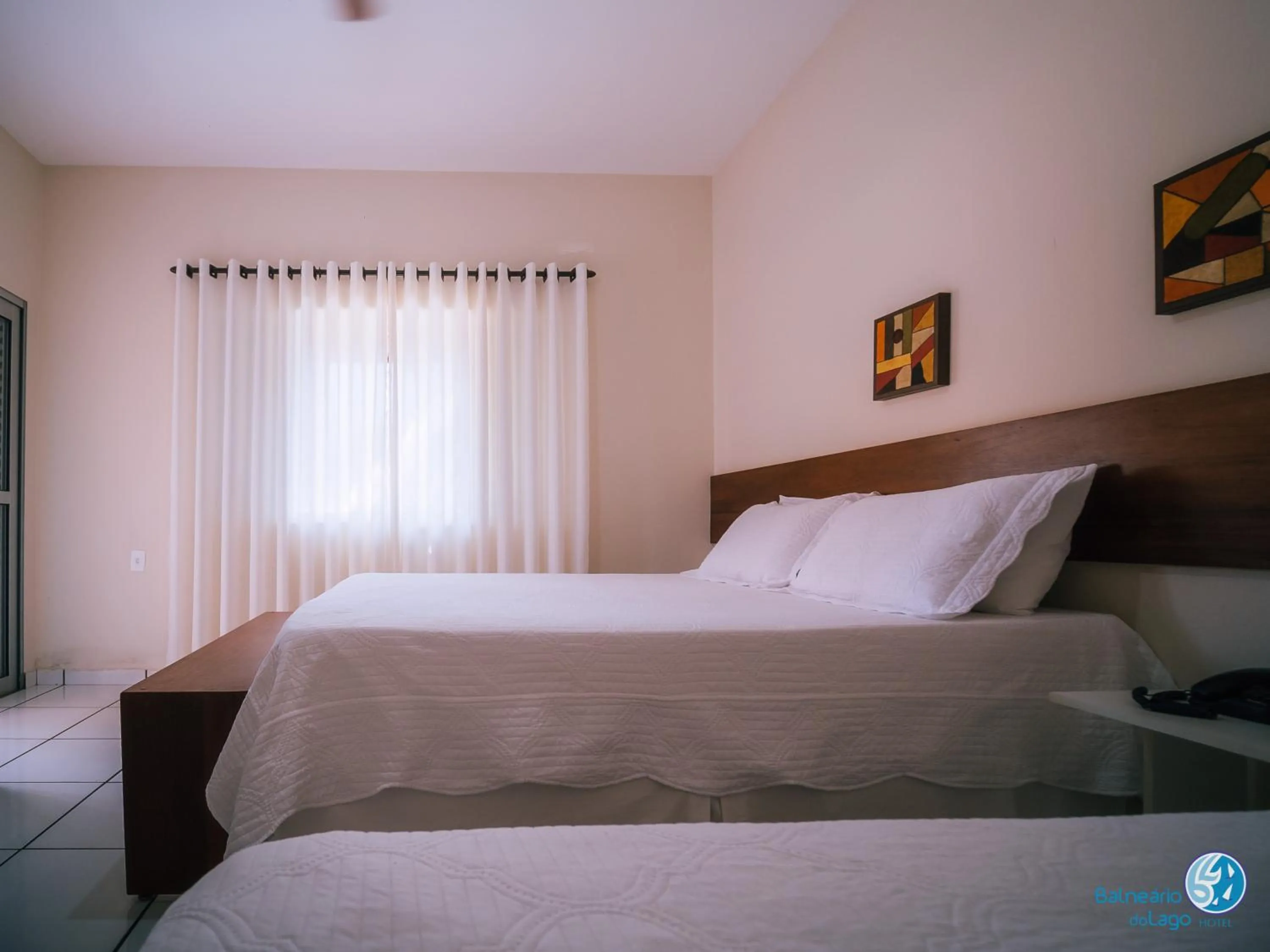 Bed in Balneário do Lago Hotel