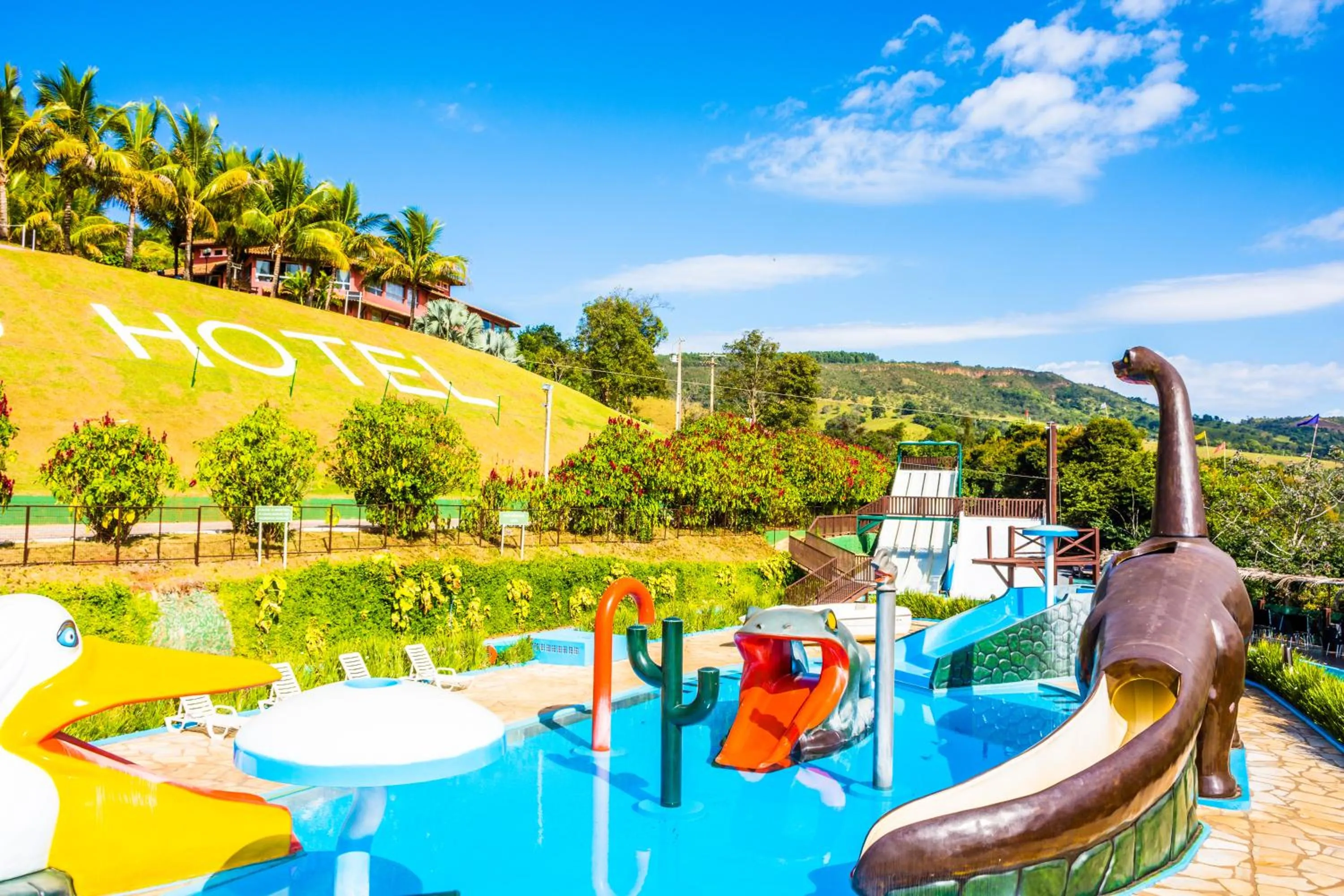 Aqua park in Balneário do Lago Hotel