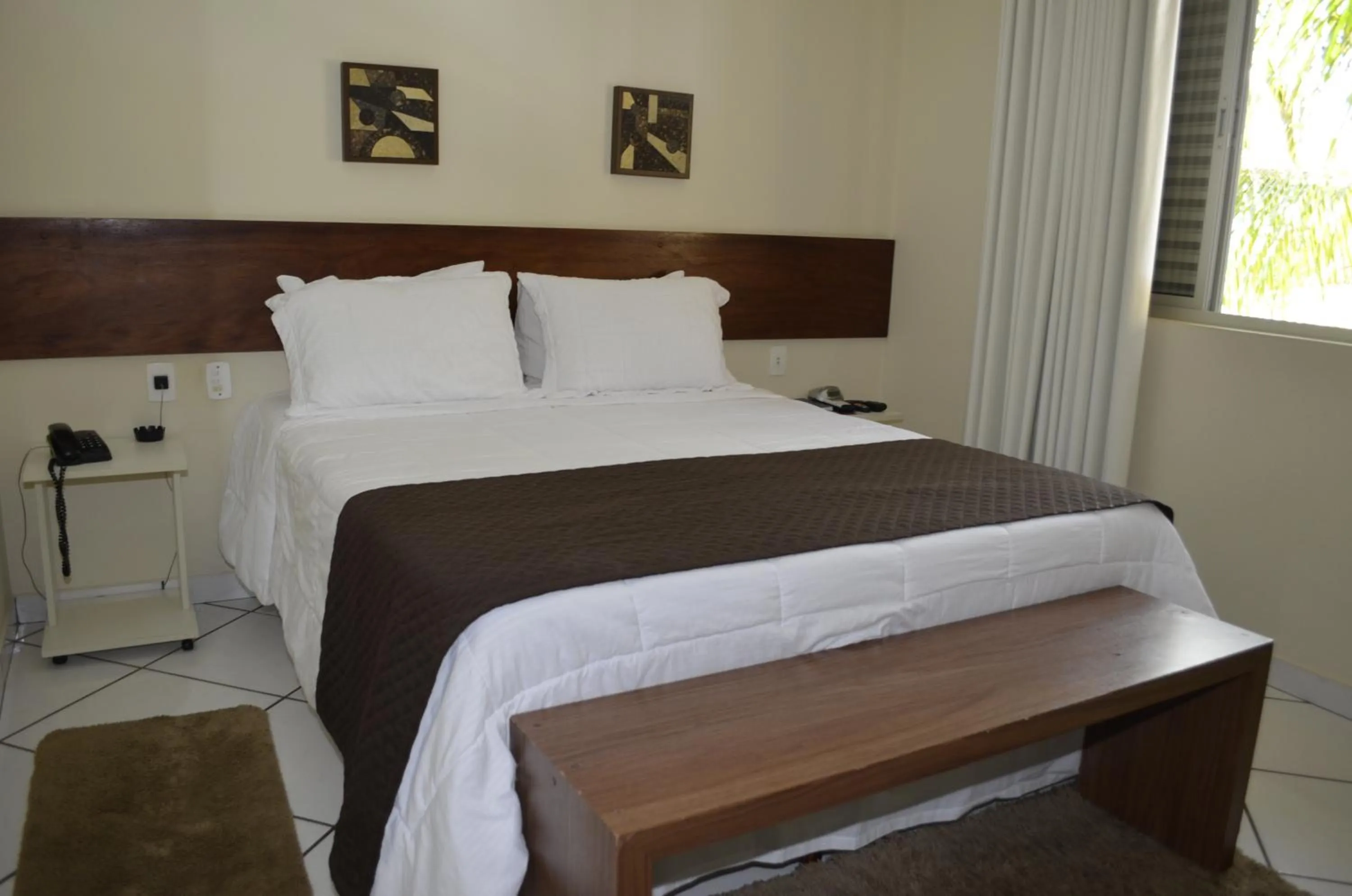 Bed in Balneário do Lago Hotel