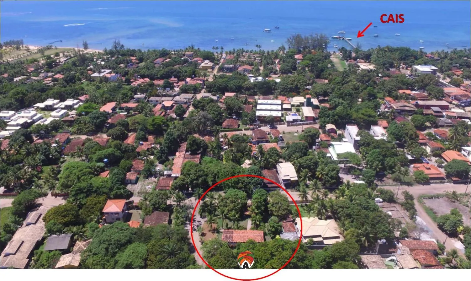 Bird's eye view in Aqualtune Pousada