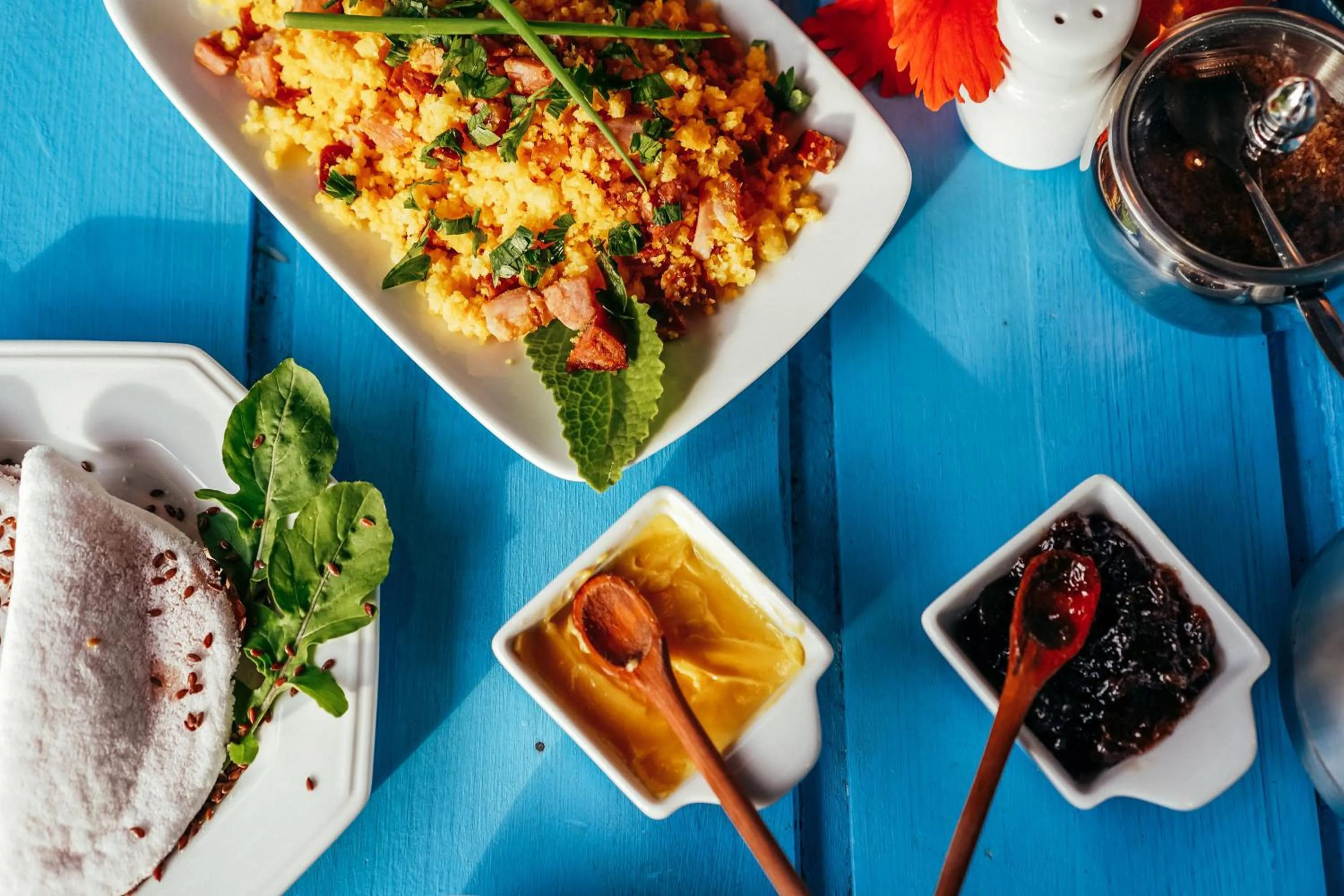 Breakfast in Aqualtune Pousada