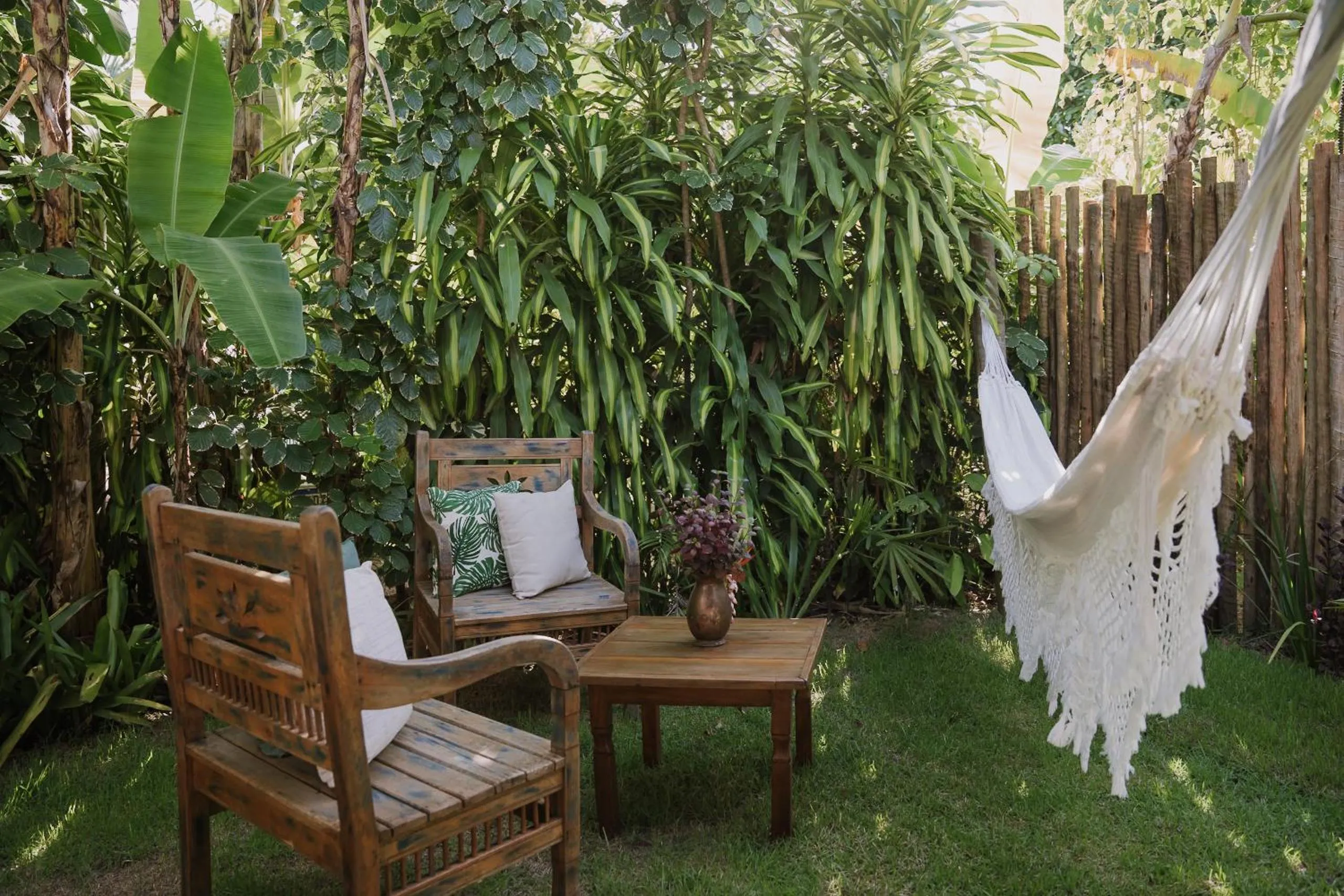 Garden in Aqualtune Pousada