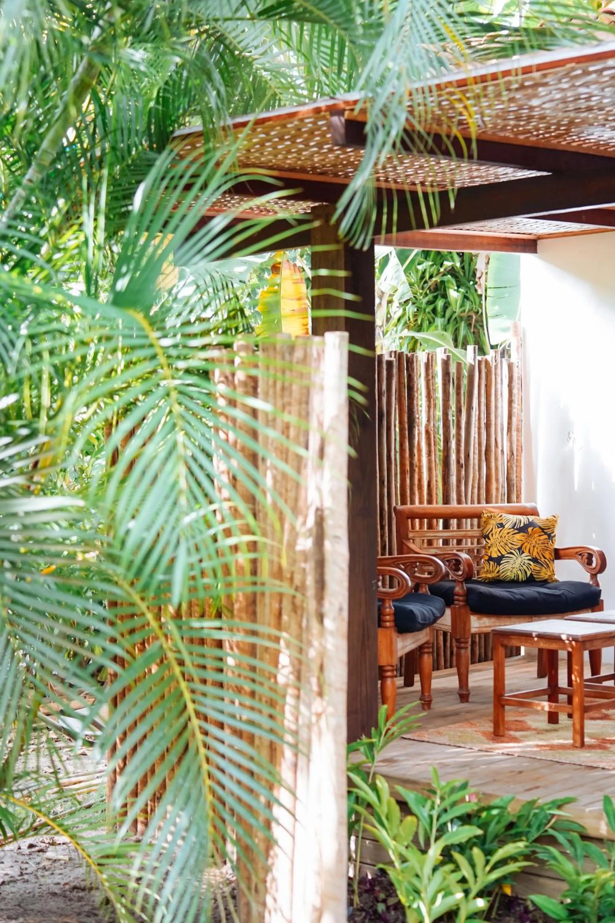 Patio in Aqualtune Pousada