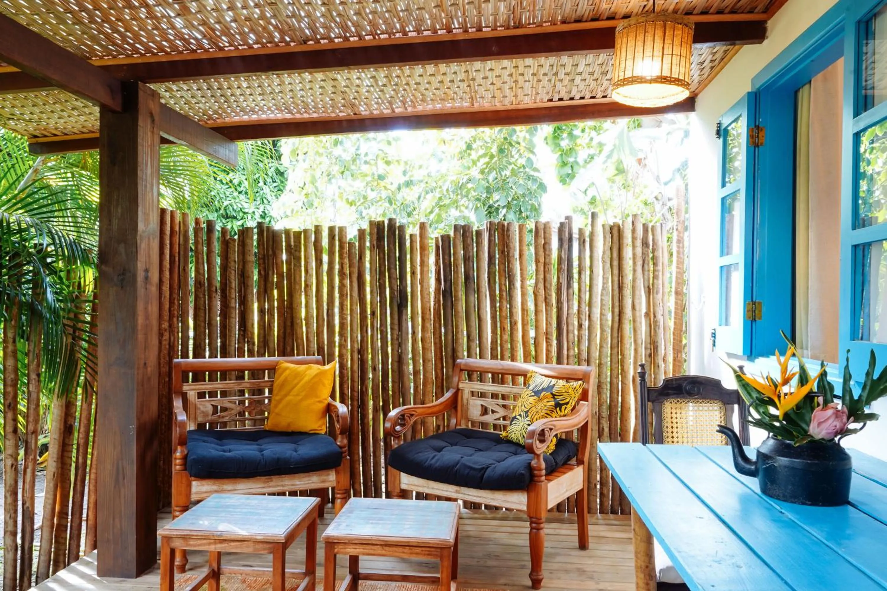 Patio in Aqualtune Pousada