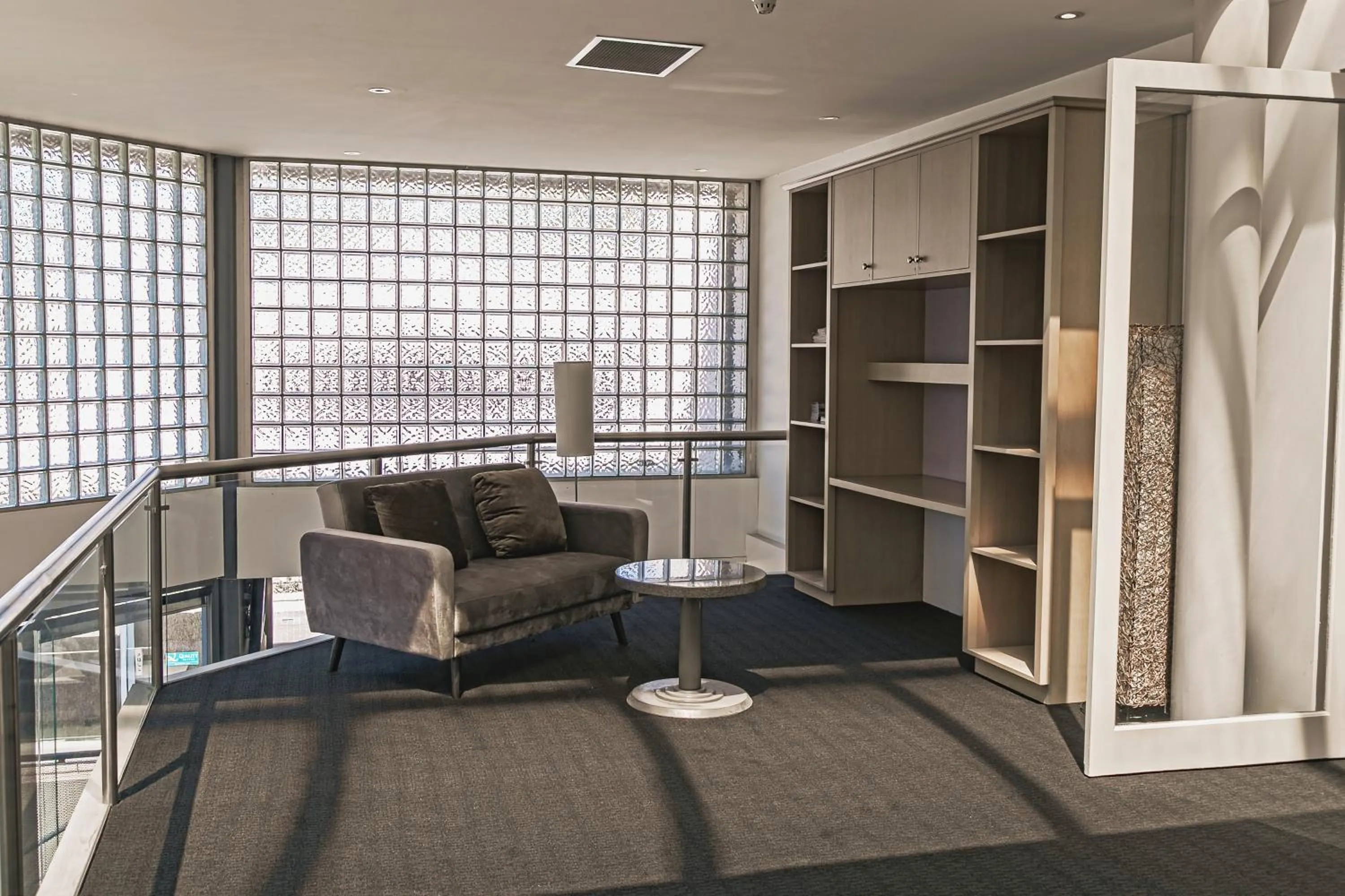 Seating area in Melbourne Kew Central Apartments Official