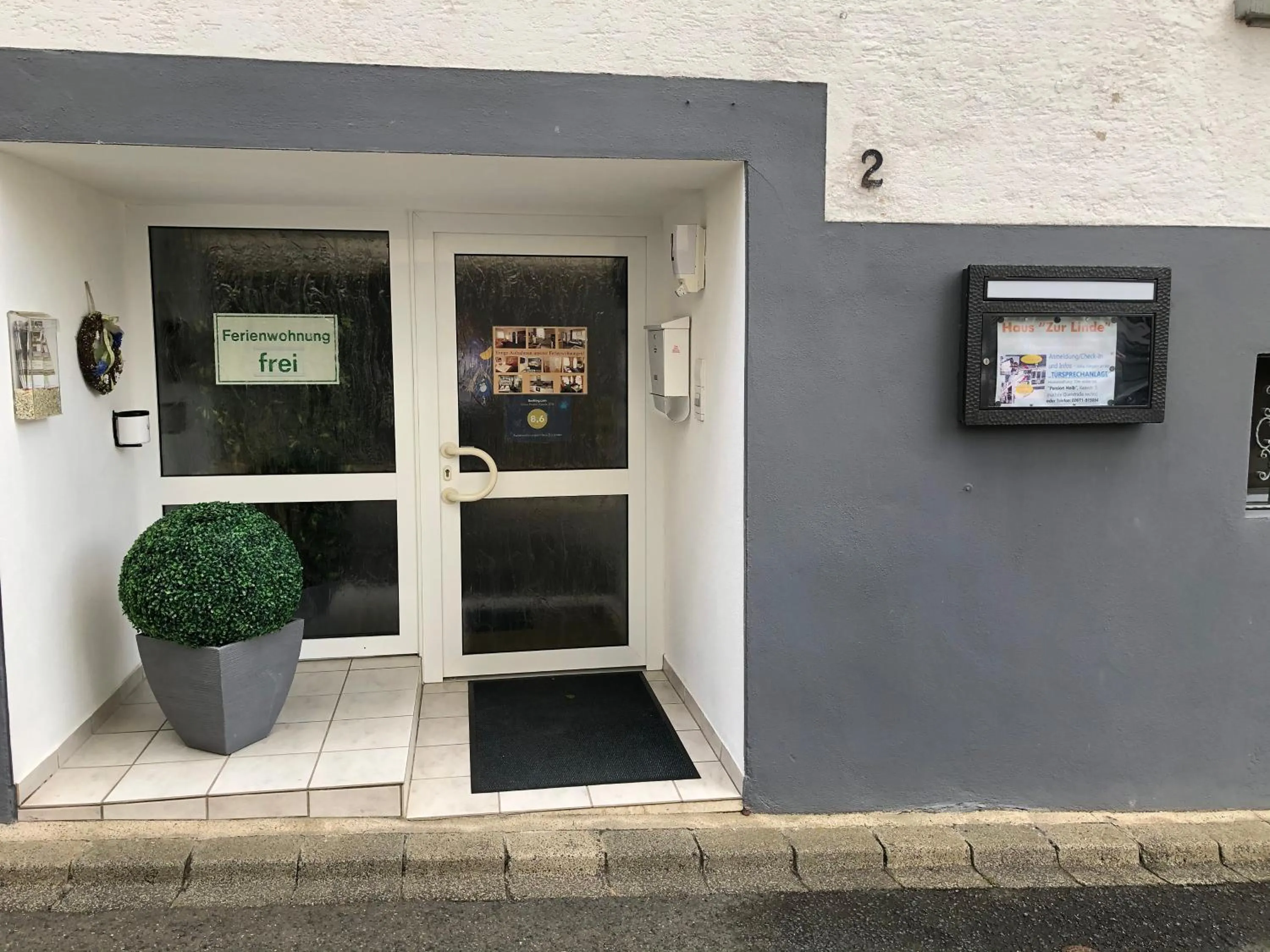 Property building in Ferienwohnungen Haus zur Linde