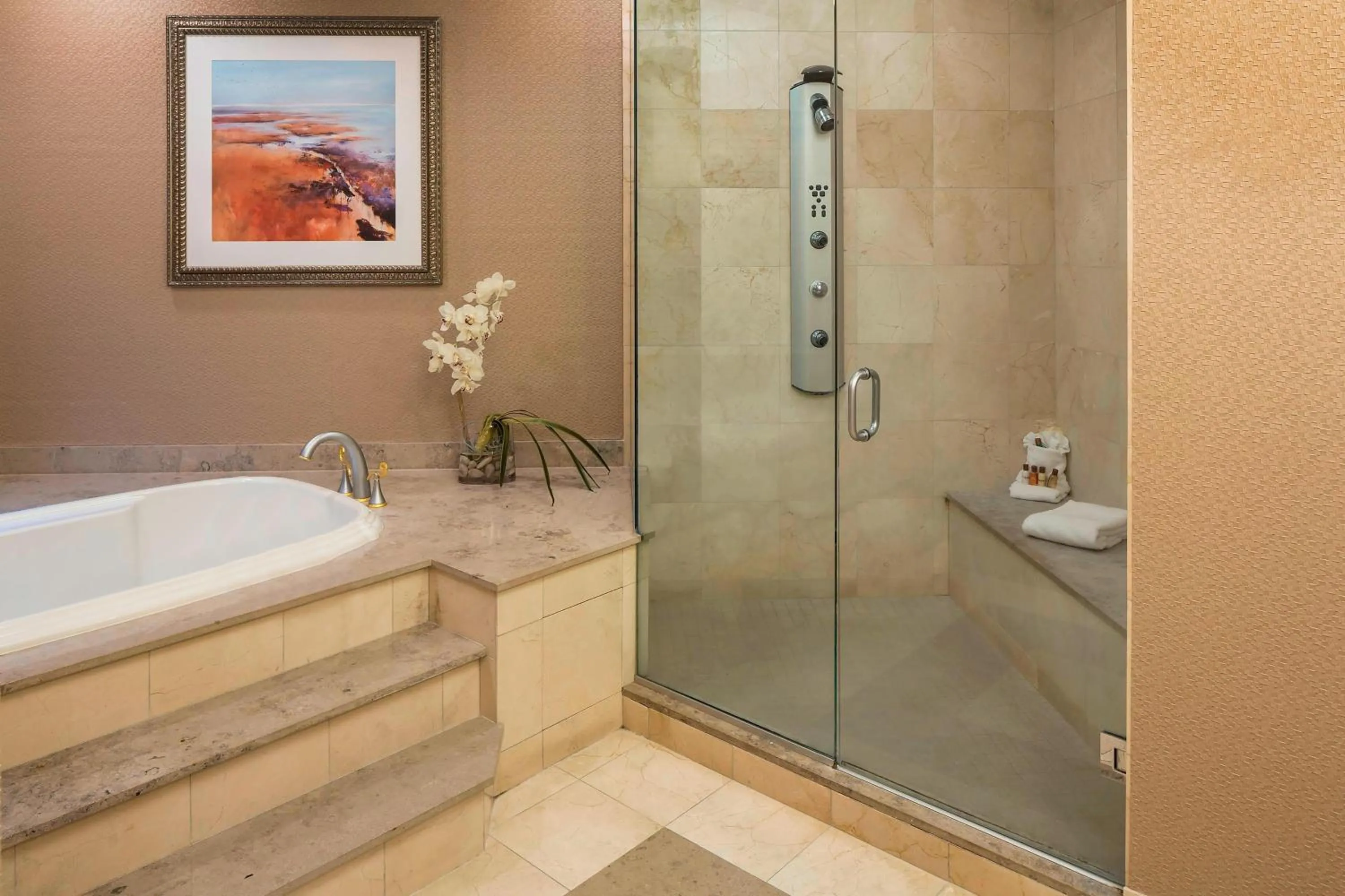 Bathroom in Sheraton Atlantic City Convention Center Hotel