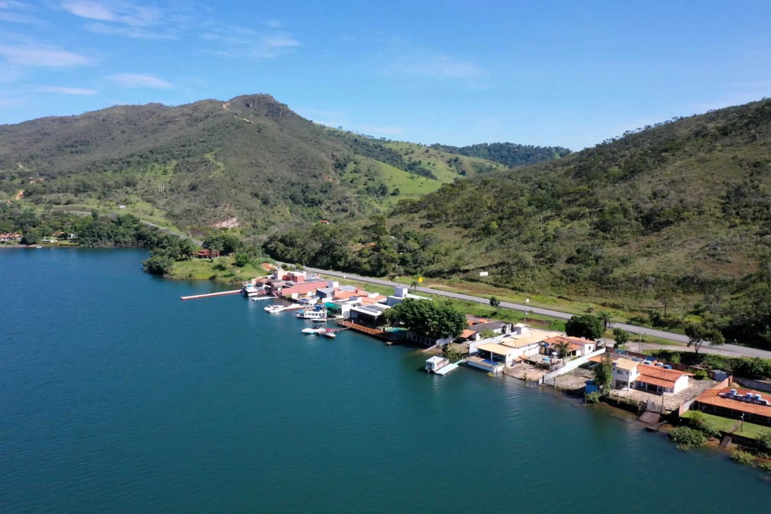 Lake view in Pousada Noah