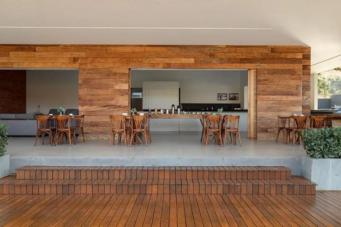 Patio in Pousada Noah