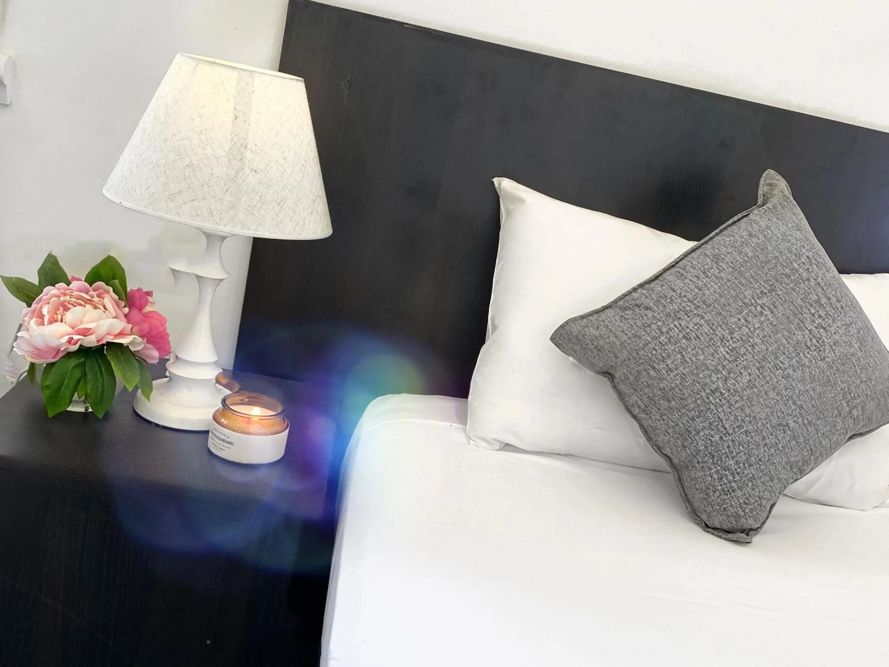 Bed in Commercial Motel