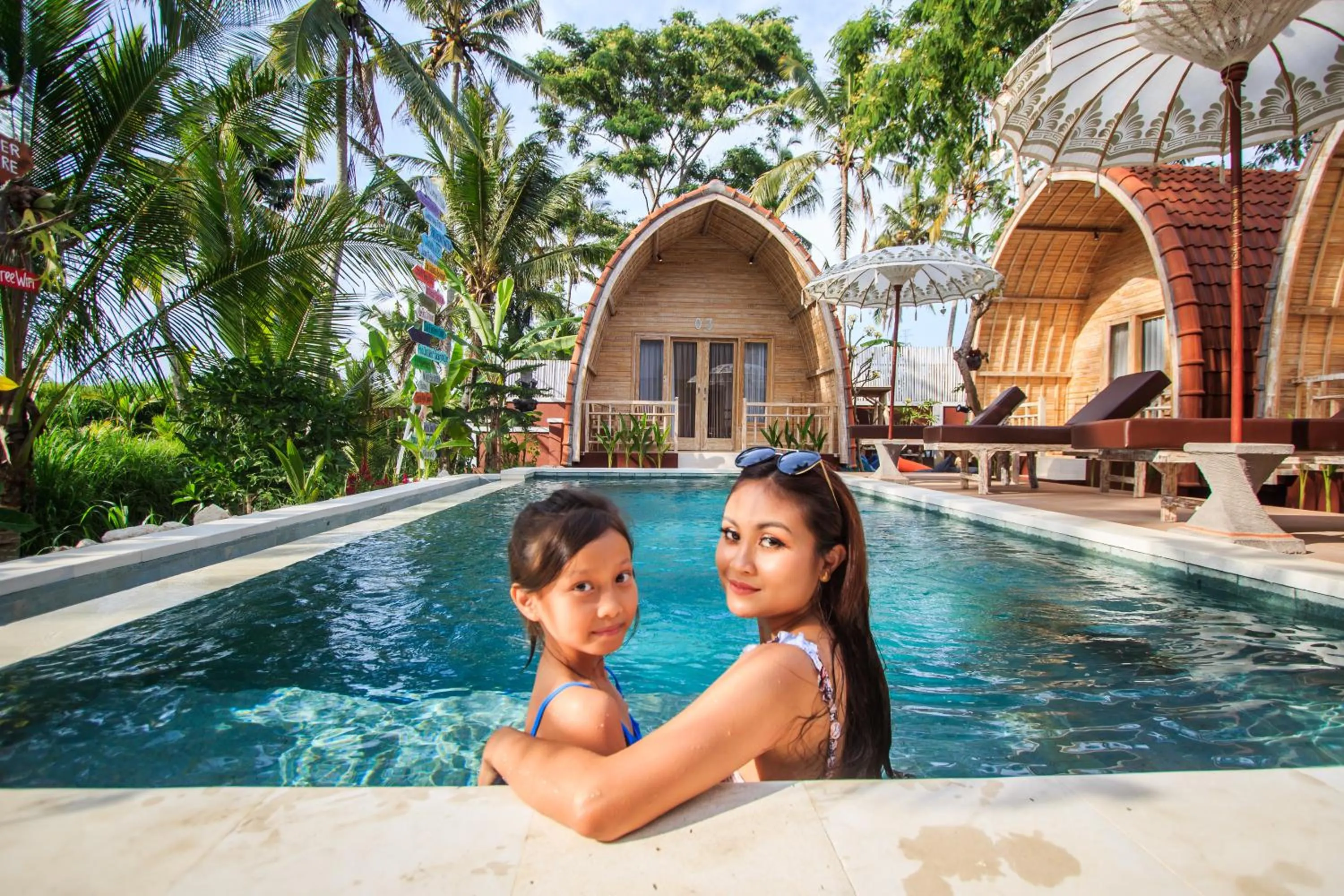 People in Puri Lumbung Village