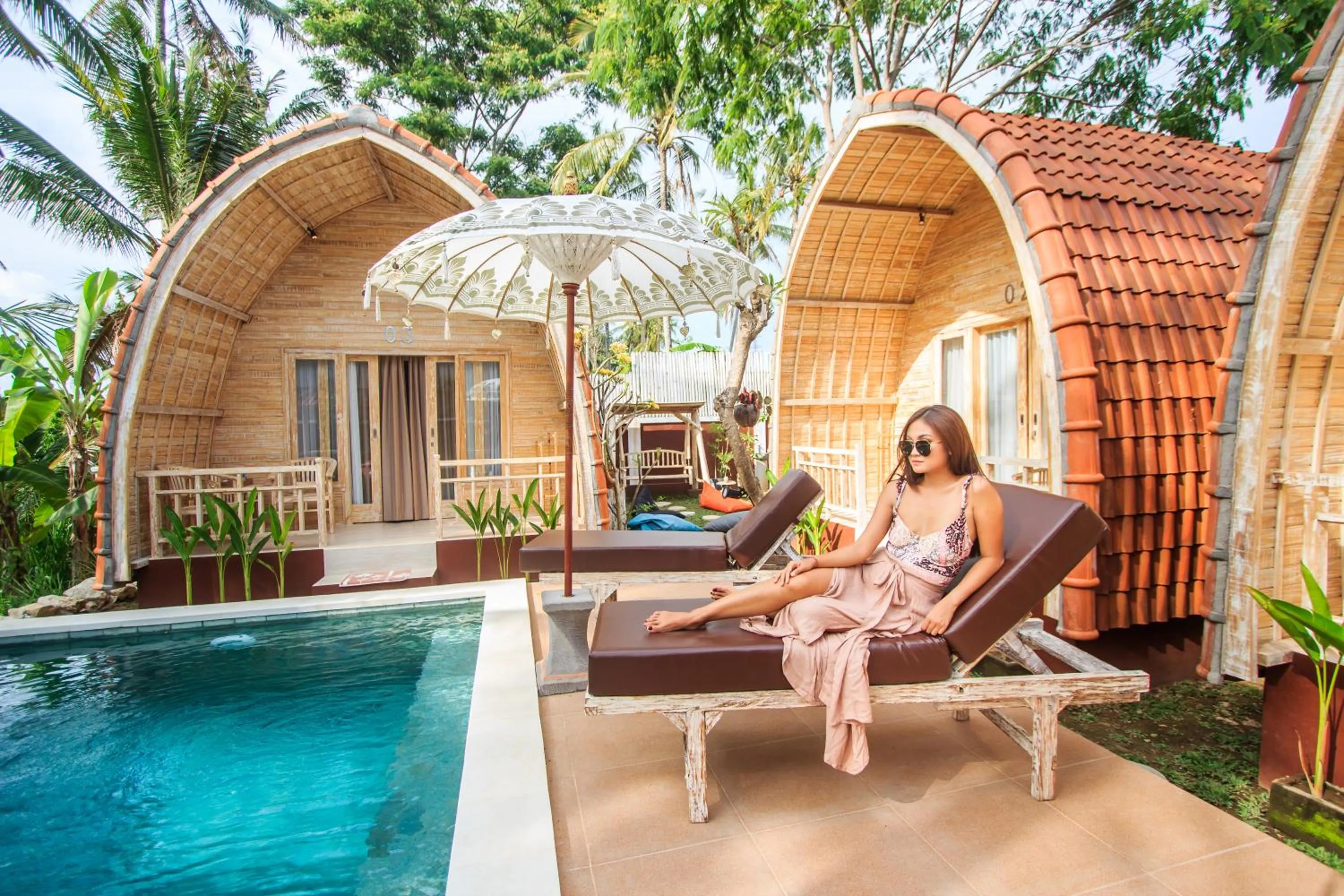 People in Puri Lumbung Village