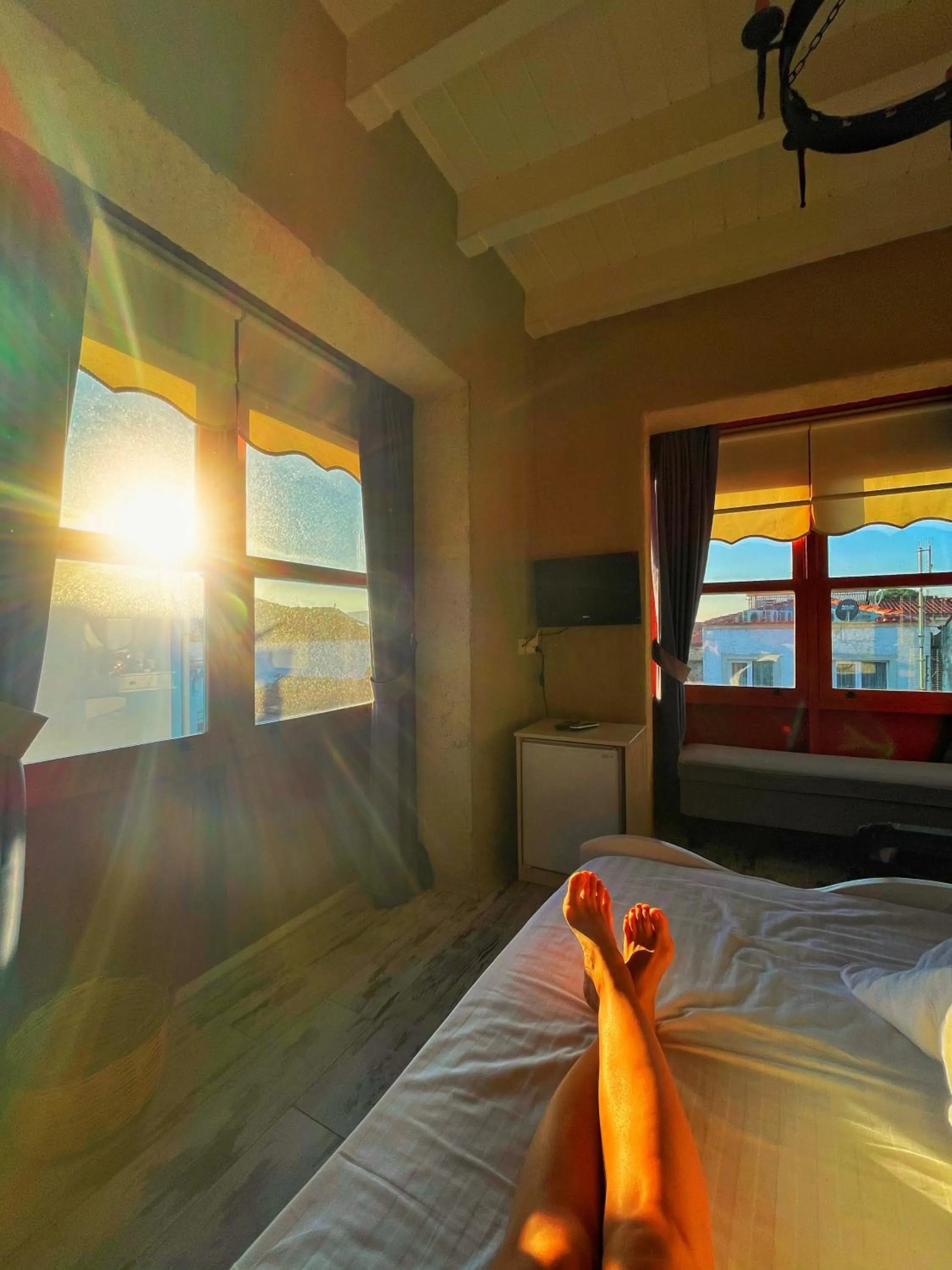 Sunrise, Bed in Maison d'Azur Alaçatı